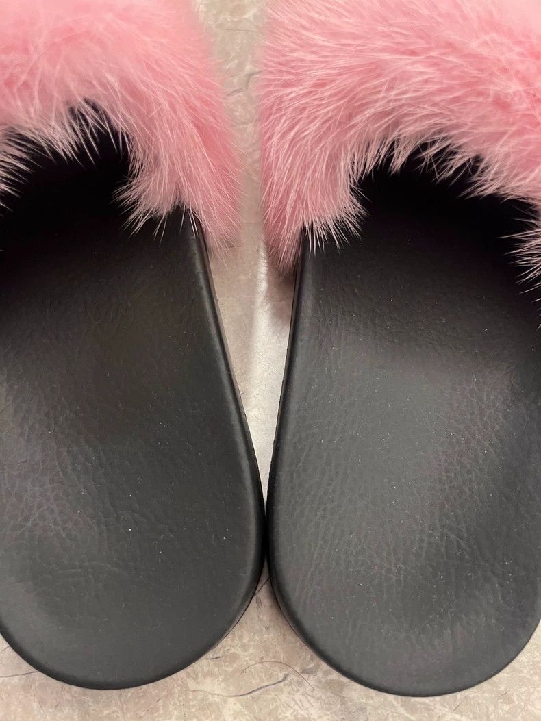 Givenchy Givenchy Pink Slippers with Black Soles, Made in Italy. So Size US 5.5 / IT 35.5 - 3 Thumbnail