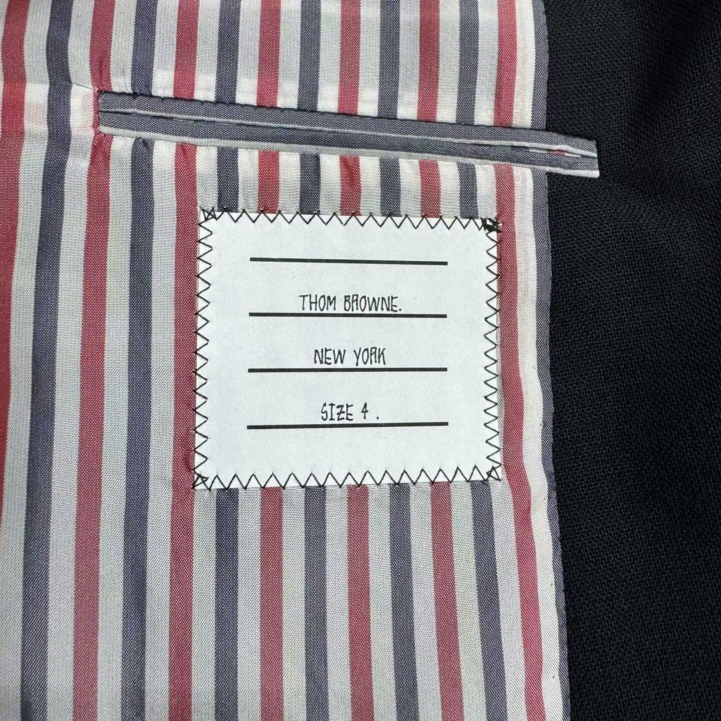 Thom Browne thom browne wool suit jacket size 4. Size US M / EU 48-50 / 2 - 4 Thumbnail