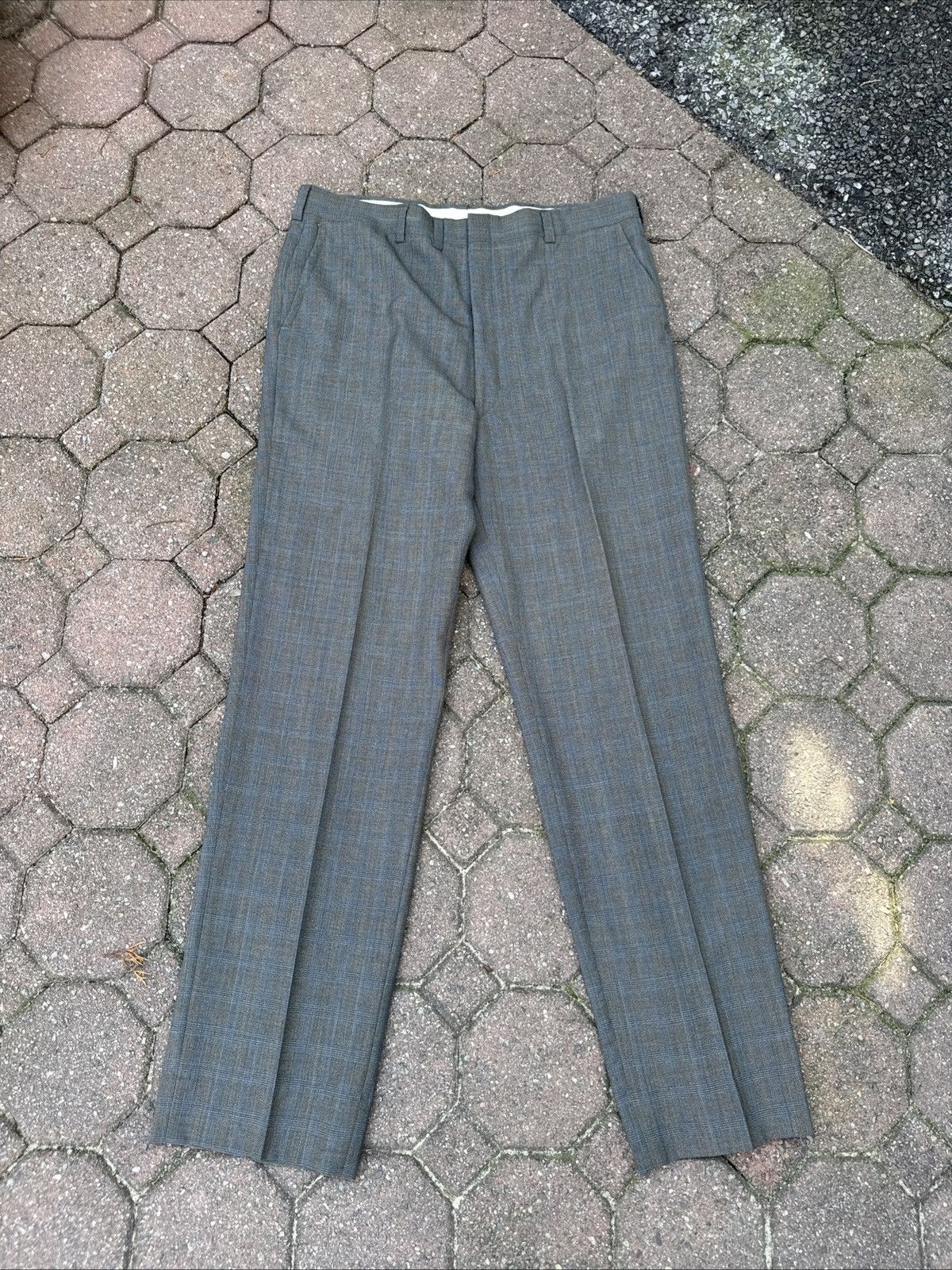 Vintage Manor Bond Two Piece Suit Blazer Wool USA Union Made Vtg 70s Size 44R - 14 Thumbnail