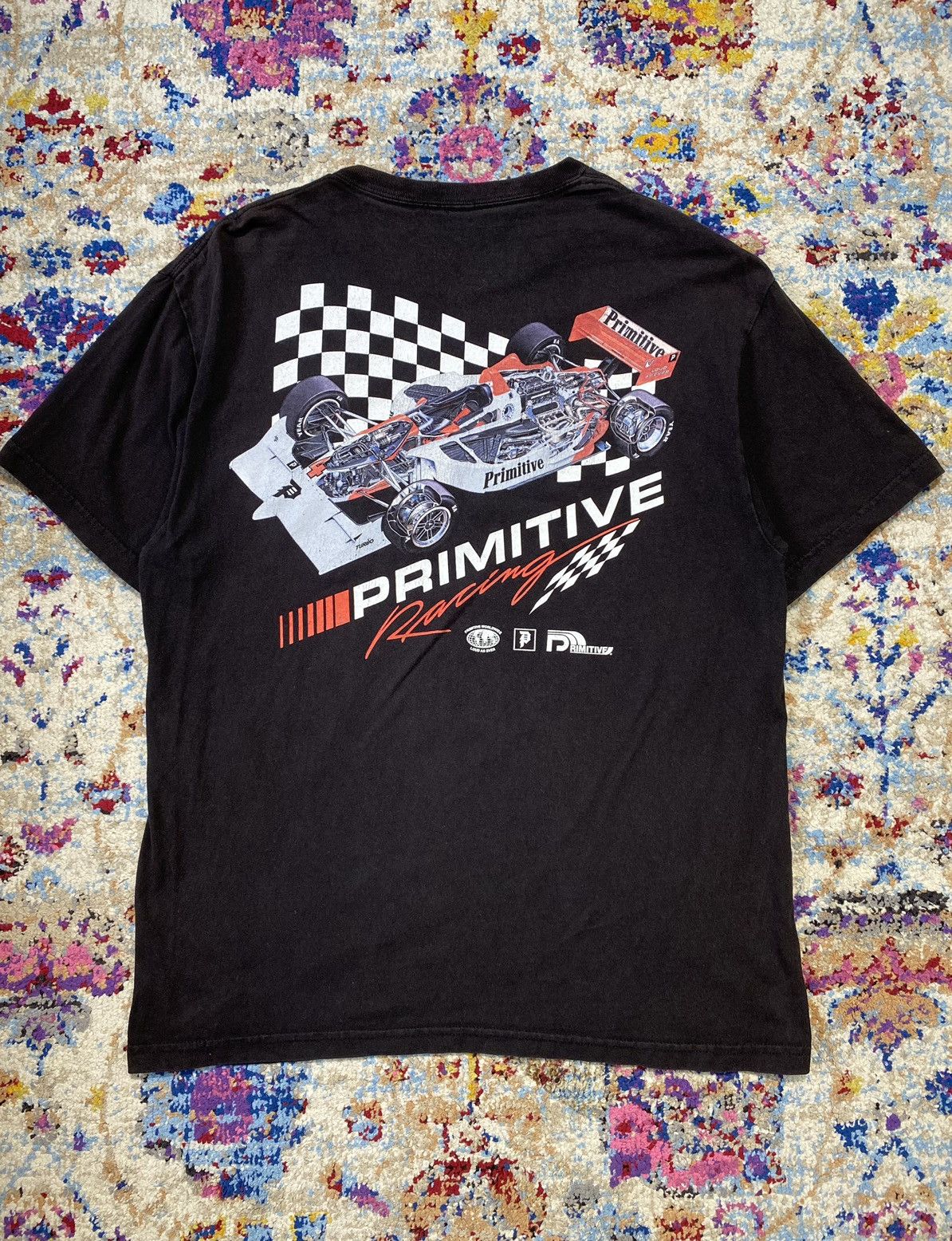 Primitive Primitive Racing Podium Faded Black Tee Shirt Size US L / EU 52-54 / 3 - 1 Thumbnail