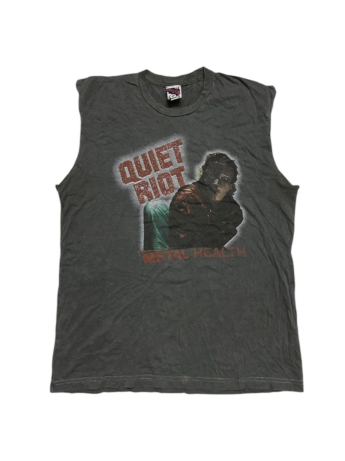 Band Tees × Vintage Vintage Quiet Riot Metal Health Sleeveless Shirt Size M Size US M / EU 48-50 / 2 - 1 Thumbnail