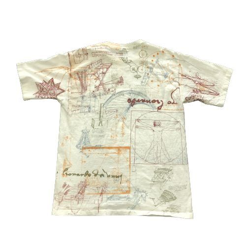 Other Vintage Wildwood Leonardo De Vinci All Over T-Shirt Size US XL / EU 56 / 4 - 4 Thumbnail