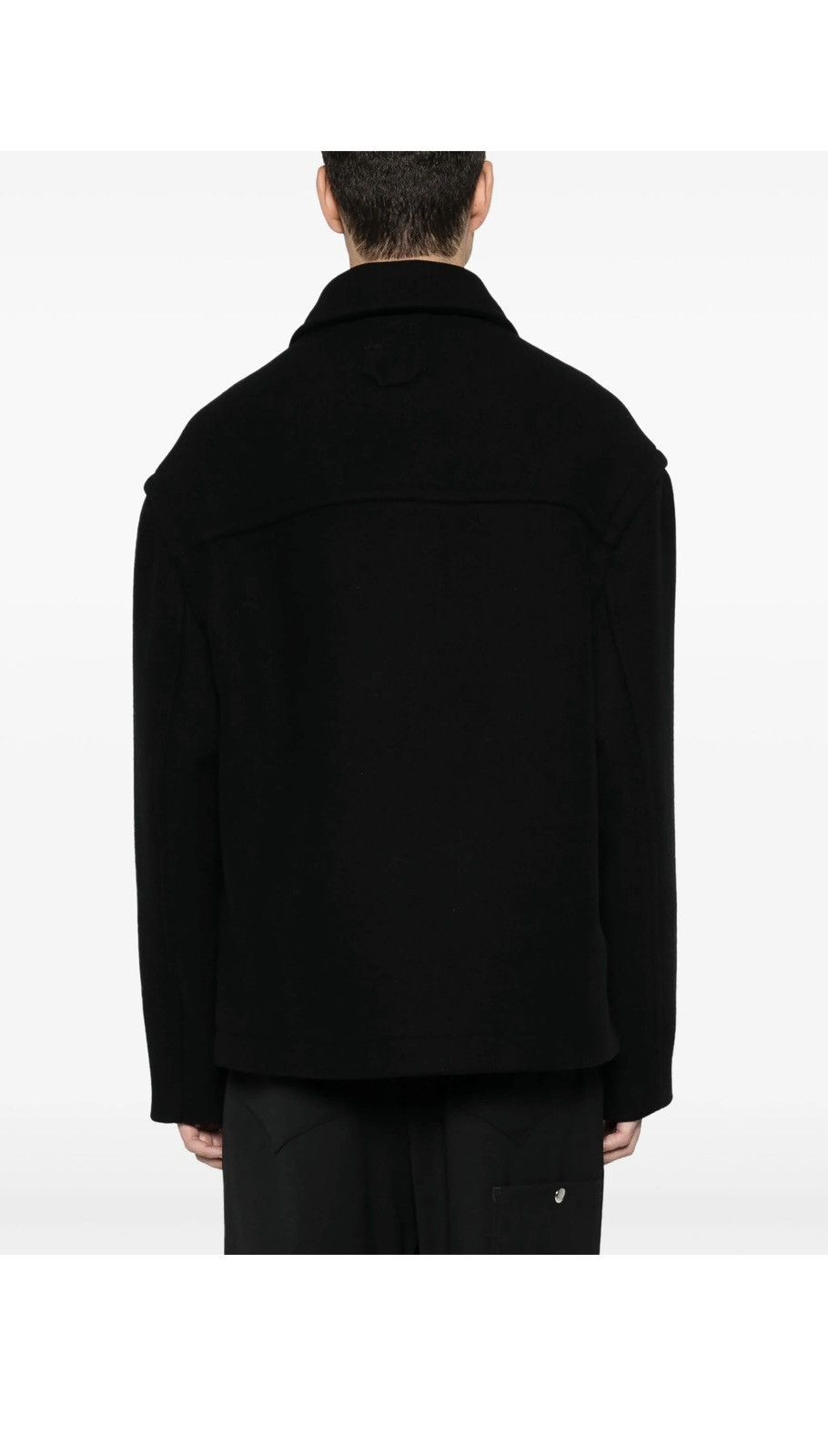 Jacquemus Jacquemus La Casa Le Manteau Court Coat Black VWool EU 52 XL Size US XL / EU 56 / 4 - 3 Thumbnail