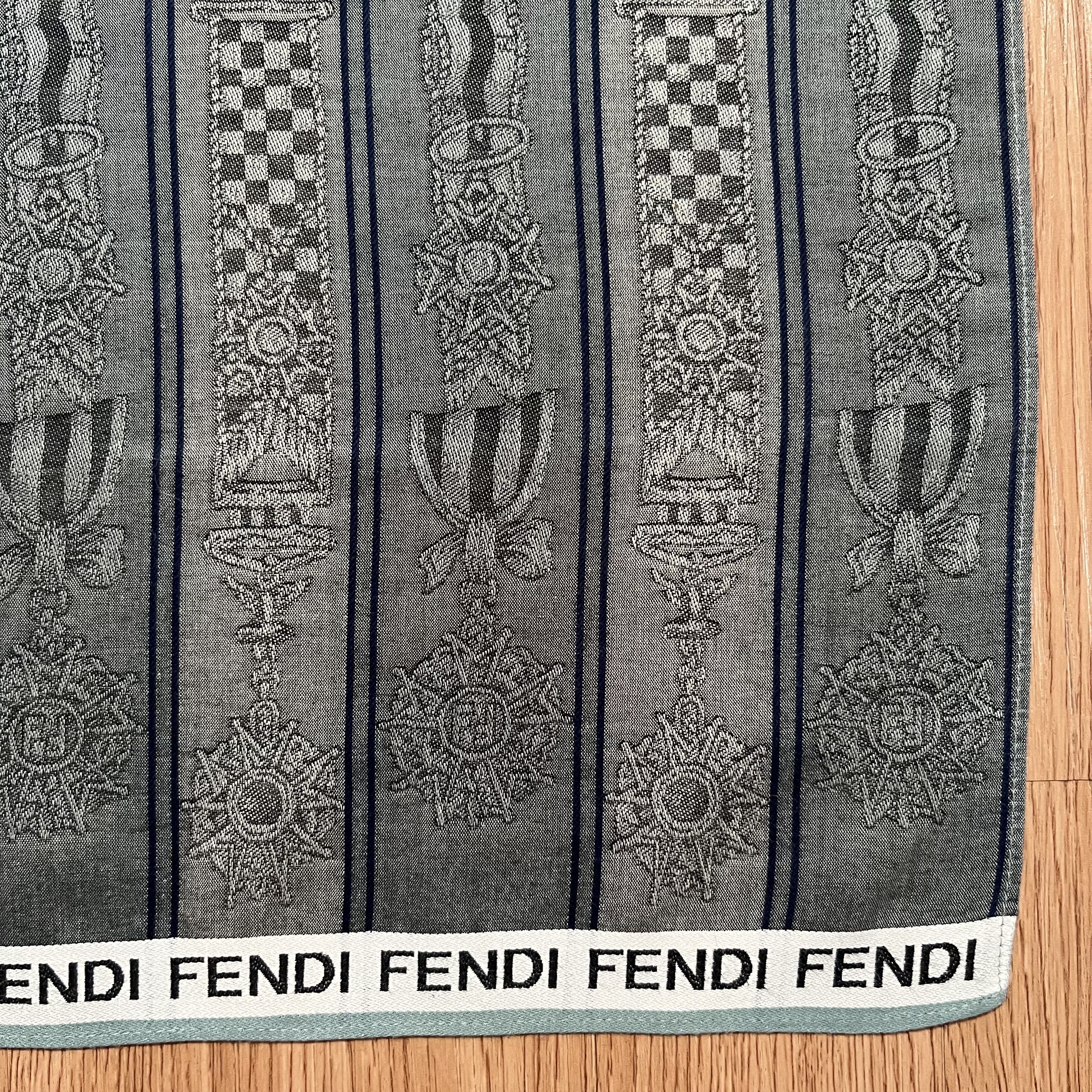 Fendi Vintage Fendi Handkerchief Size ONE SIZE - 2 Thumbnail