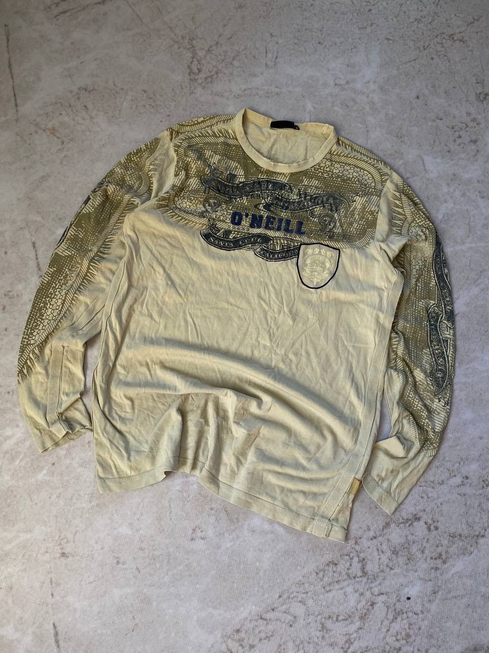 O'Neill × Vintage Vintage O’Neill Y2K Distressed Long Sleeve Shirt Size US XL / EU 56 / 4 - 1 Thumbnail