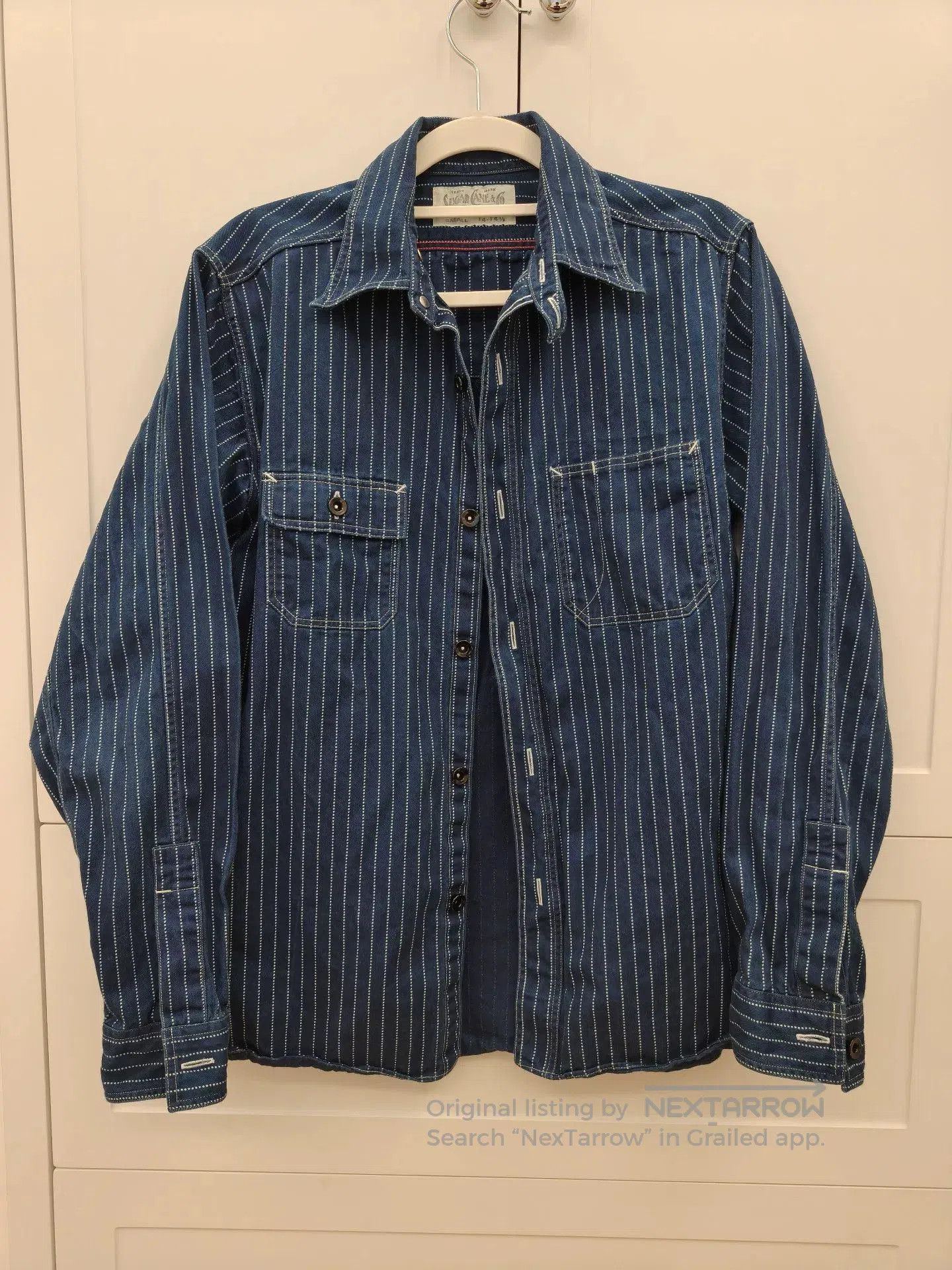 Sugar Cane Sugar Cane Wabash Striped Long Sleeve Shirt. Size US S / EU 44-46 / 1 - 2 Thumbnail