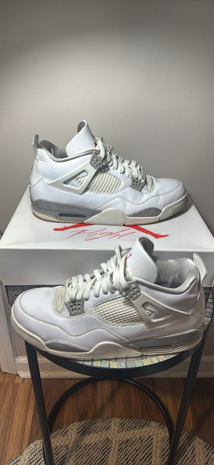 Jordan Brand Air Jordan 4 retro ‘White Oreos’ Size US 13 / EU 46 - 1 Thumbnail
