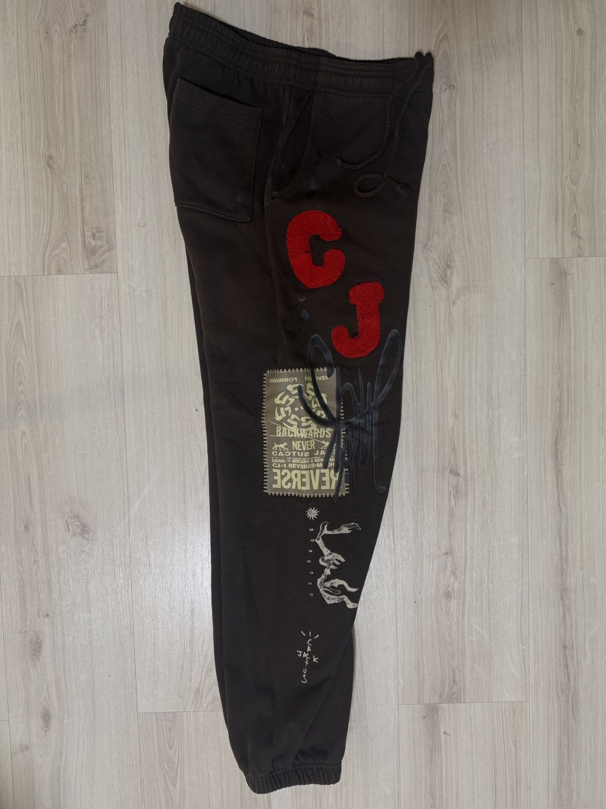 Travis Scott Travis Scott Cactus Jack Flare Pants Size US 33 - 3 Thumbnail