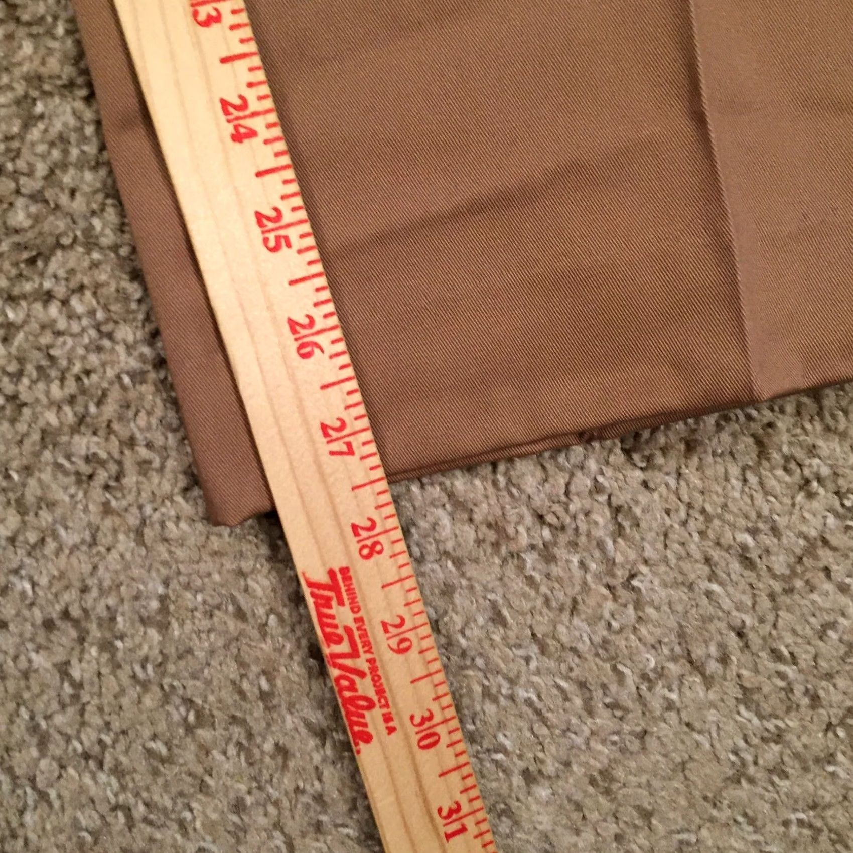 Vintage L.L. Bean Mens Pants Size 36 Dress Chino Beige Dark Flat Front Size US 36 / EU 52 - 7 Thumbnail