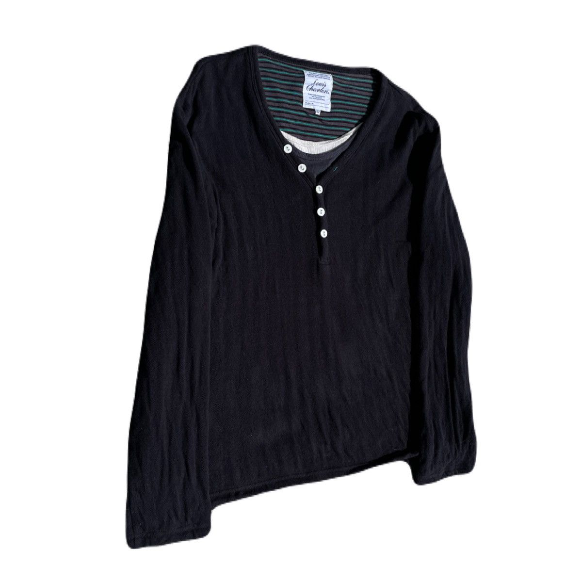 If Six Was Nine 2000s Japanese archive Vkei Layered Button Long Sleeve Tee Size US M / EU 48-50 / 2 - 3 Thumbnail