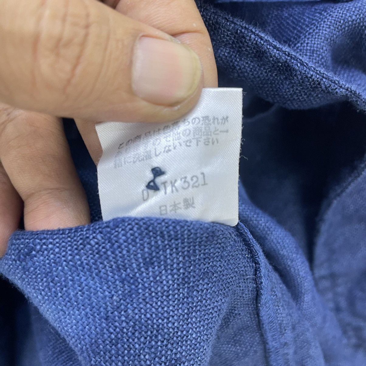 Blue Blue Japan 💥Vintage Japanese Brand Chinese Button Faded Indigo Jacket Size US M / EU 48-50 / 2 - 11 Thumbnail