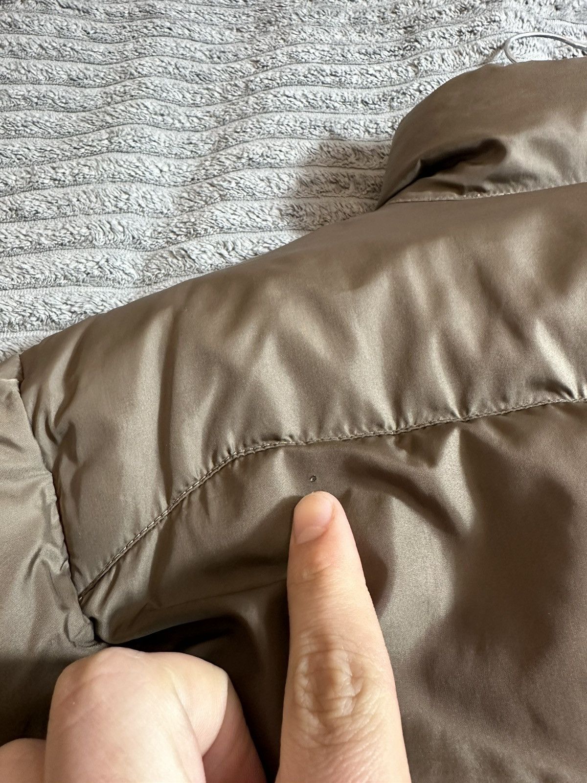 The North Face Brown Vintage 550 Puffer Down Jacket