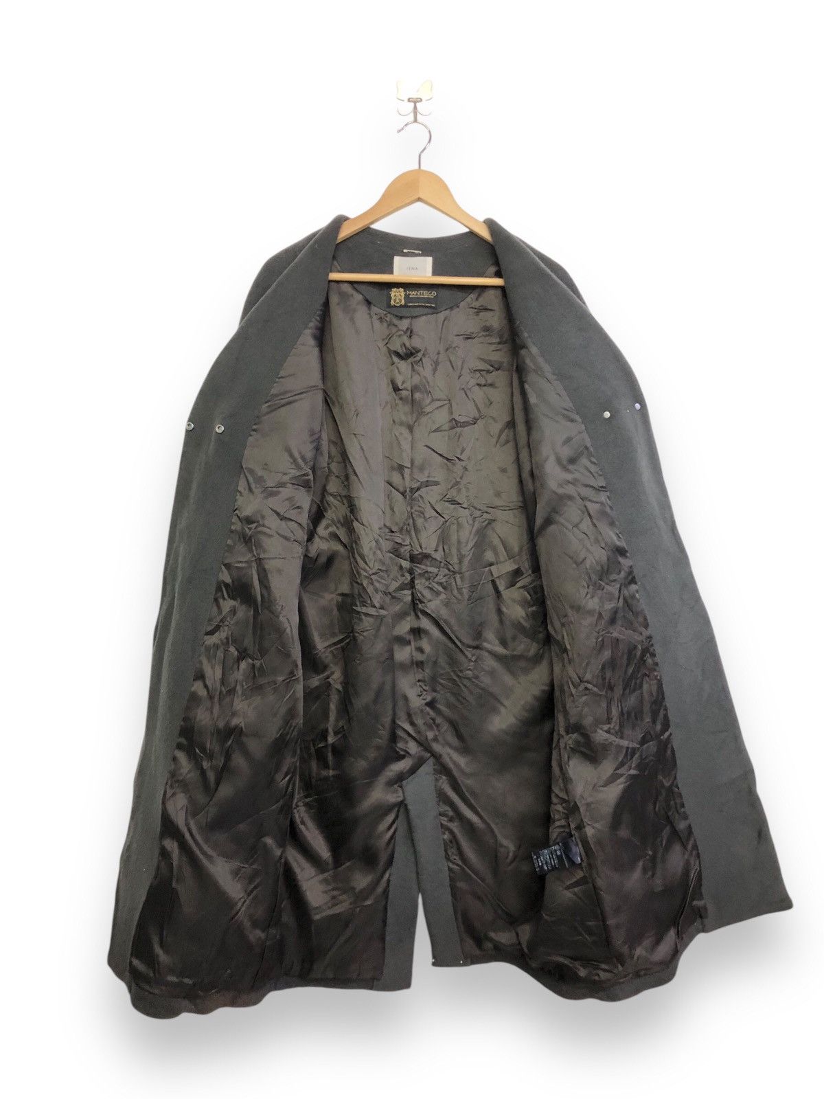 Japanese Brand IENA MANTECO NON-COLLAR WINTER LONG COAT Size XS / US 0-2 / IT 36-38 - 4 Thumbnail