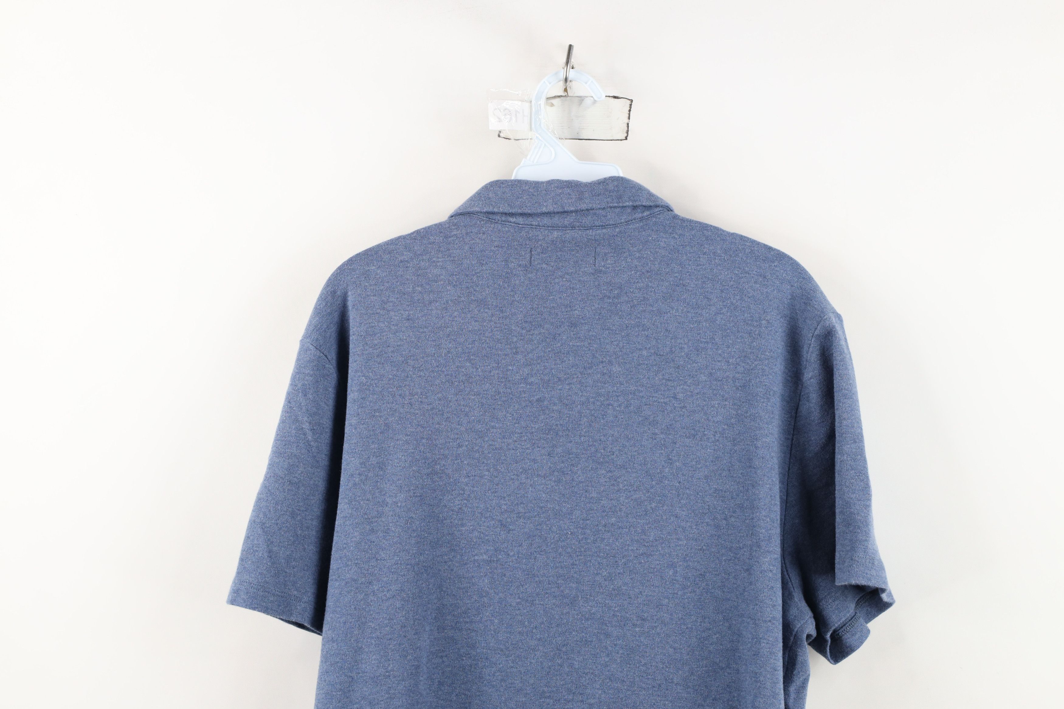 Banana Republic Banana Republic Jersey Knit Collared Golf Polo Shirt Blue Size US XL / EU 56 / 4 - 11 Thumbnail