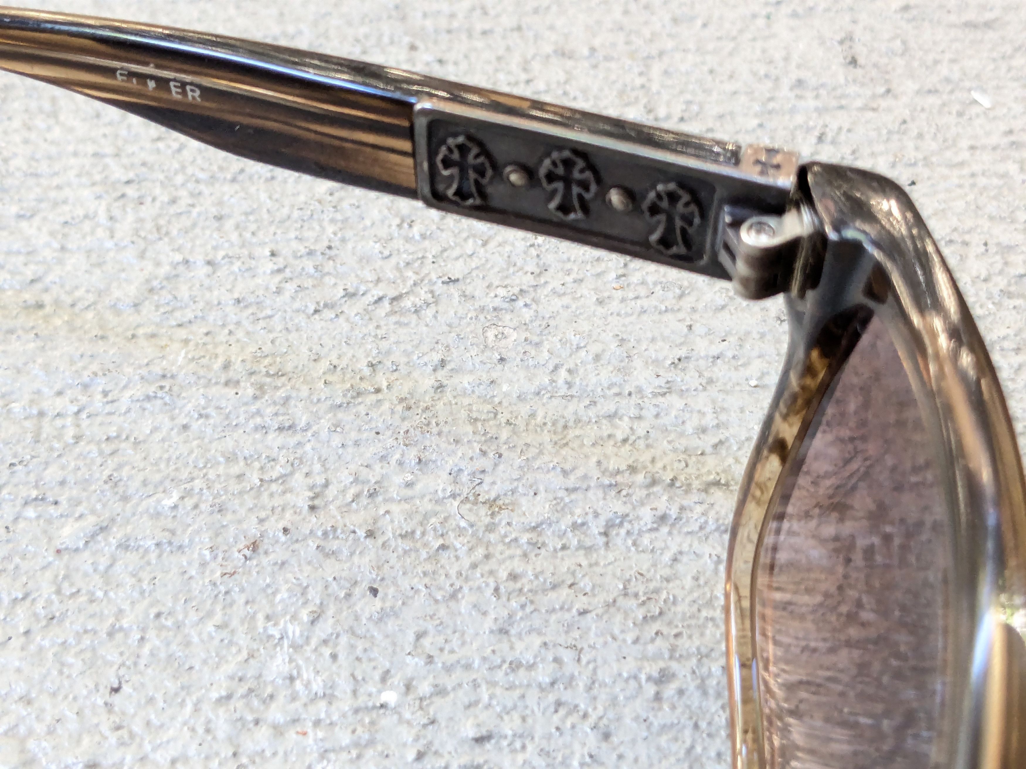 Chrome Hearts Chrome Hearts Sunglasses Brown Gradient Square Sterling Size ONE SIZE - 8 Thumbnail