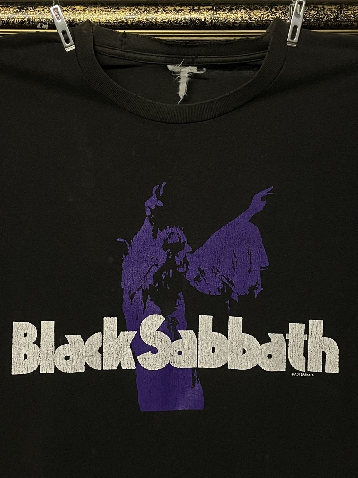 Band Tees Vintage 1990s Single Stitch Original Black Sabbath Faded Tee Size US M / EU 48-50 / 2 - 3 Thumbnail