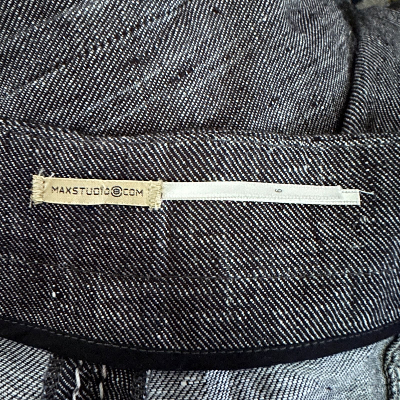 Designer Max Studio Grey Wide Leg Dress Slacks Size 28" / US 6 / IT 42 - 9 Thumbnail