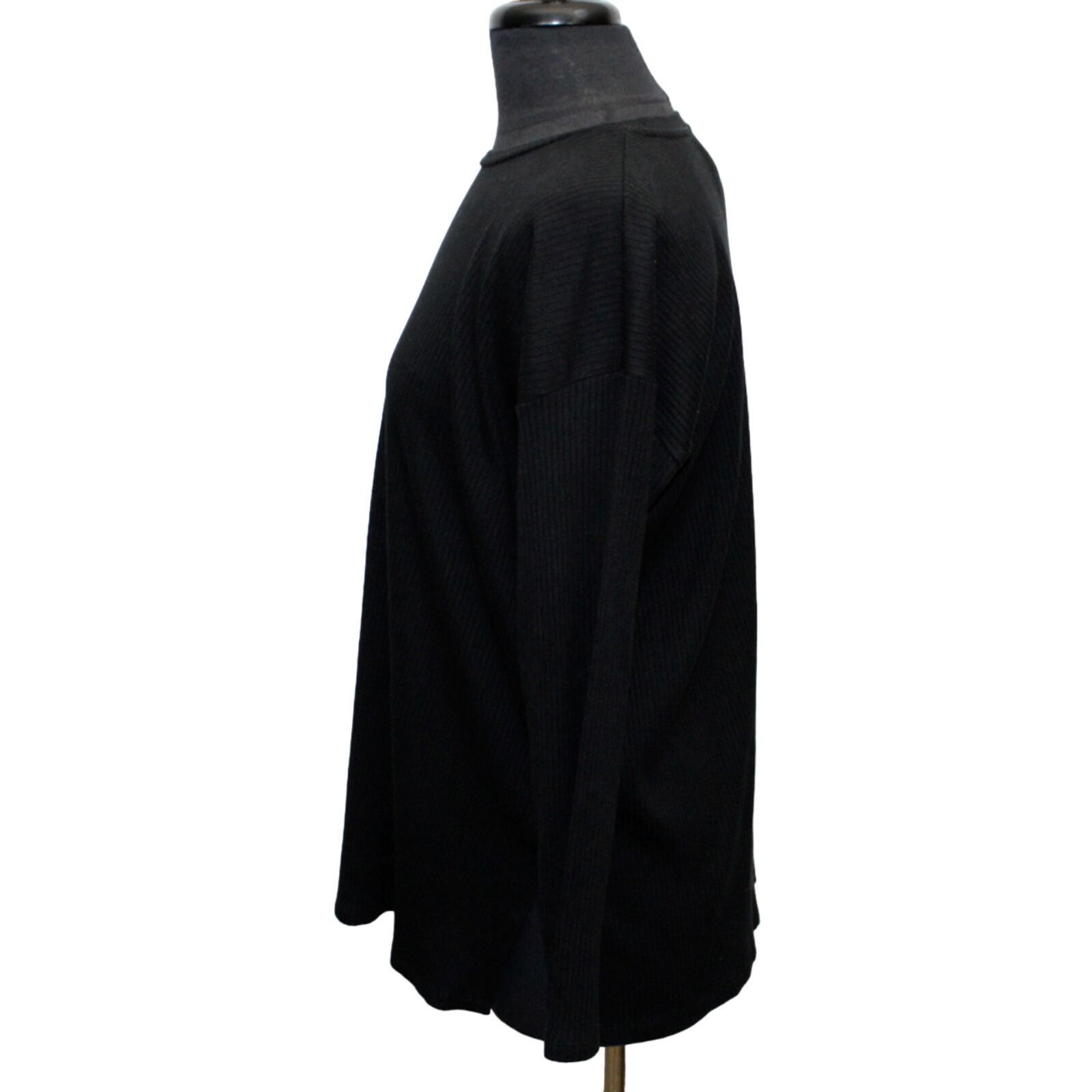 Eileen Fisher New EILEEN FISHER Tencel Cotton Tunic Rib Knit Sweater Sz M Size M / US 6-8 / IT 42-44 - 3 Thumbnail