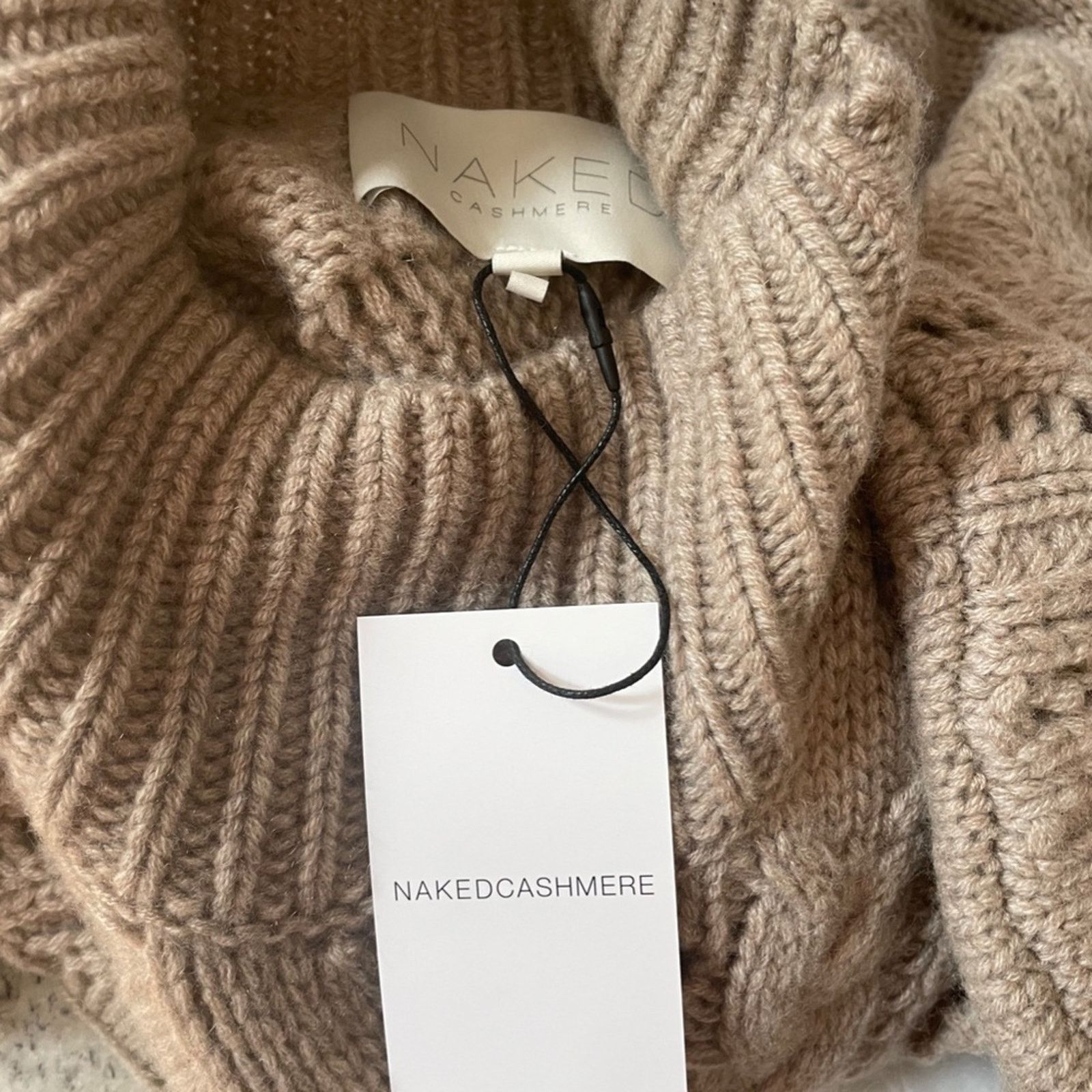 NakedCashmere SYLVIE MOCK NECK CASHMERE SWEATER FROM NAKEDCASHMERE Size L / US 10 / IT 46 - 6 Thumbnail