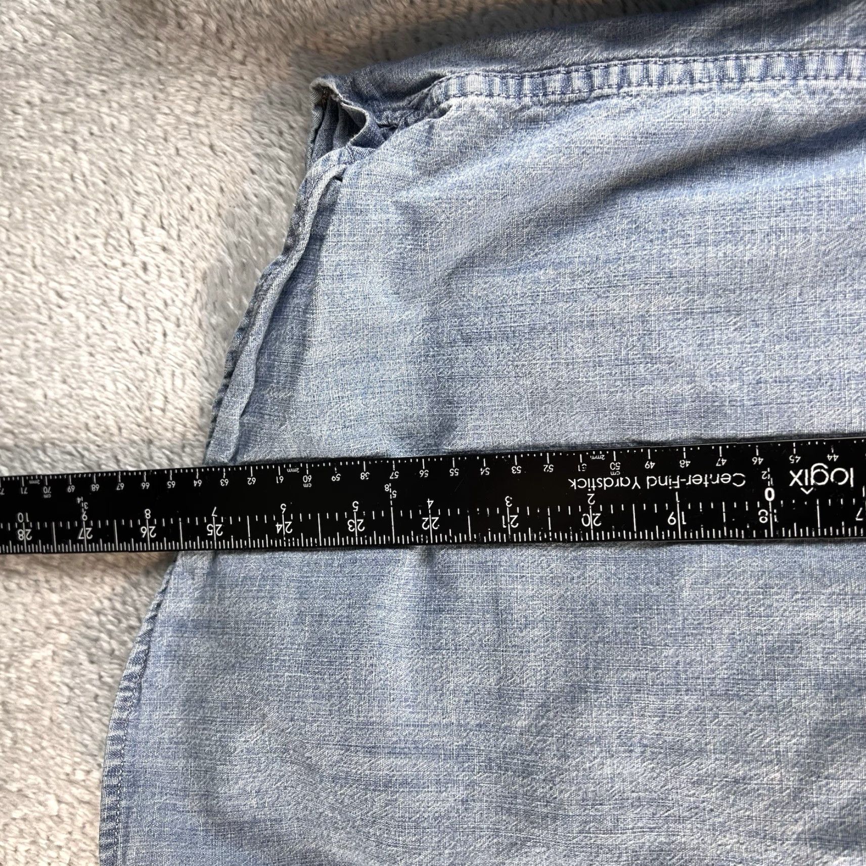 Lucky Brand VINTAGE Lucky Brand Denim Pearl Snap Western Shirt Mens XL Blue Classic Fit Y2K Size US XL / EU 56 / 4 - 7 Thumbnail