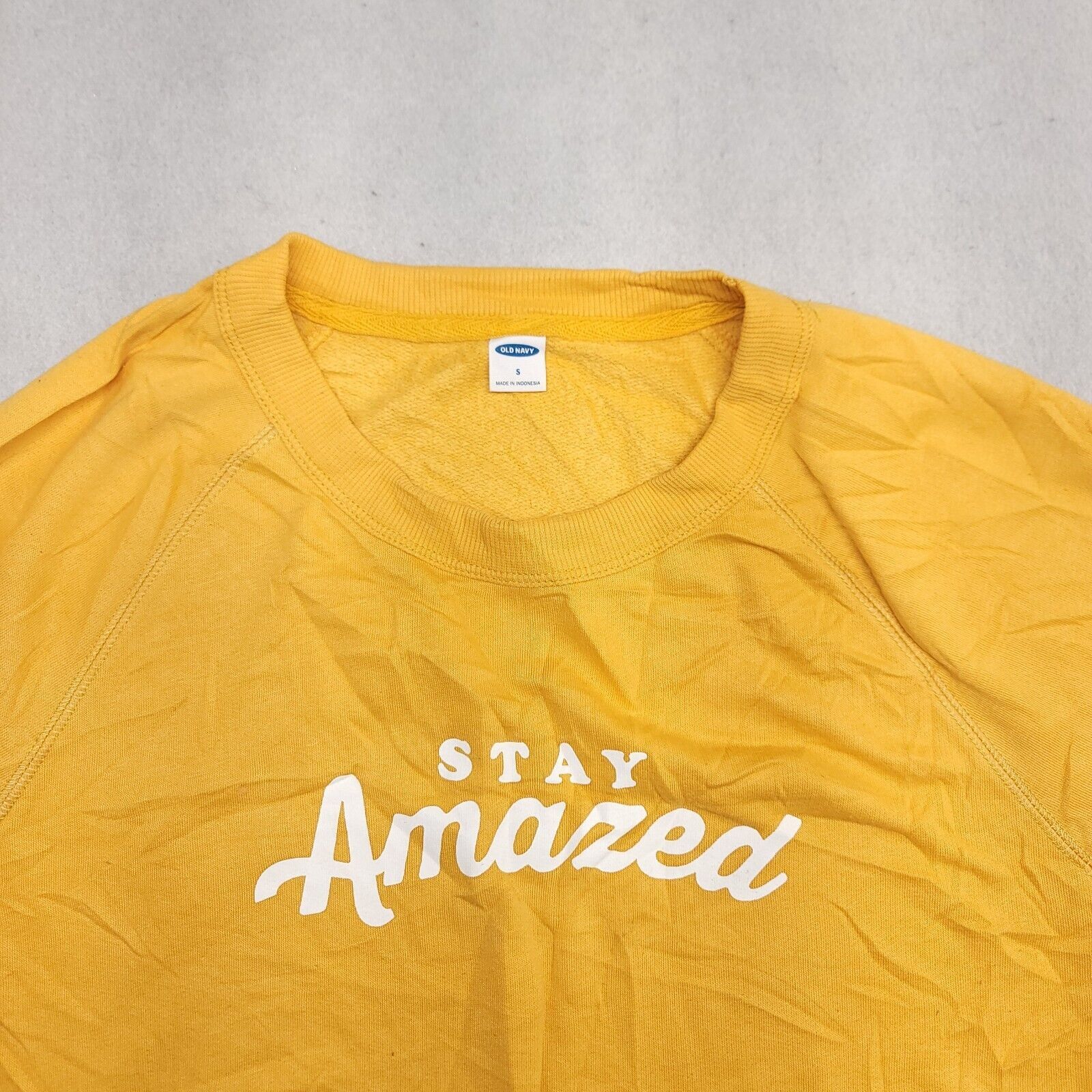 Old Navy Old Navy Casual Pullover T Shirt Womens Size Small S Yellow Size S / US 4 / IT 40 - 1 Thumbnail