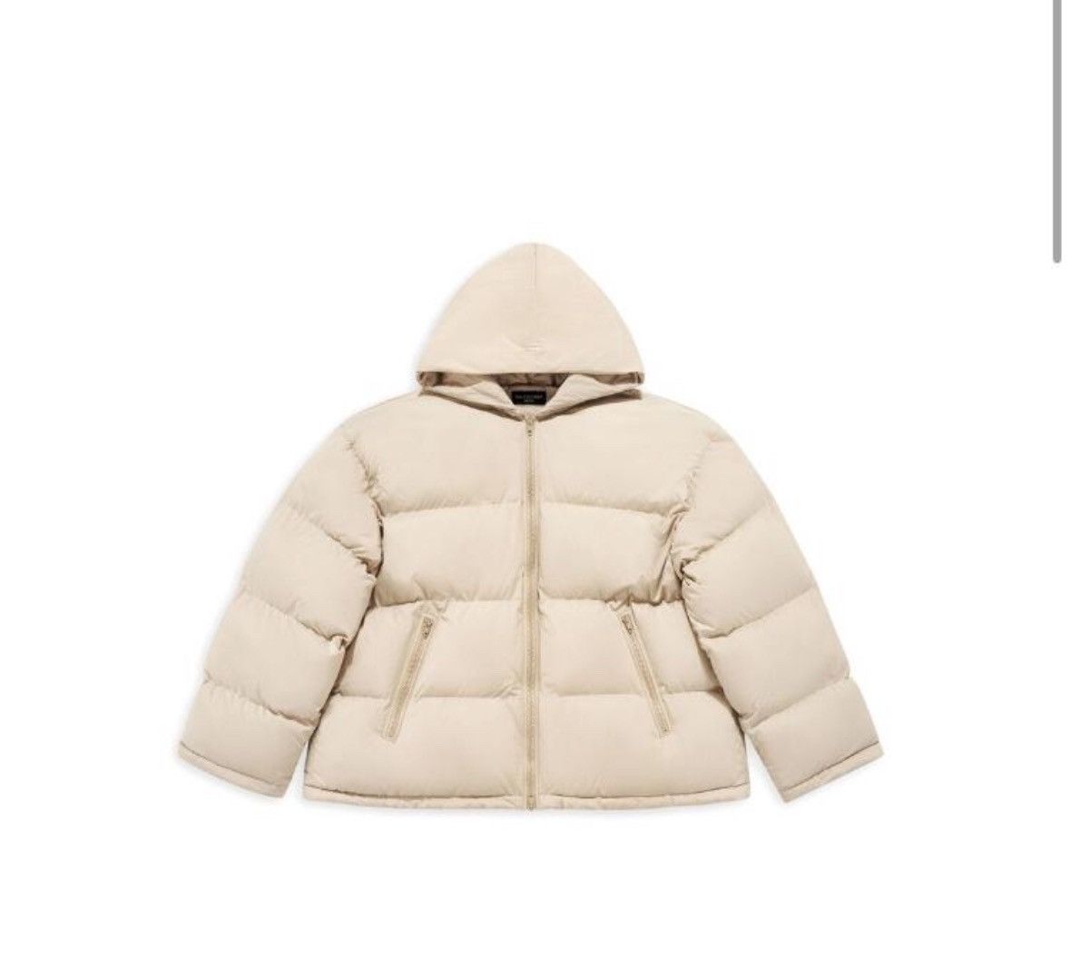 o1rshd1 Hooded Jacket in Beige