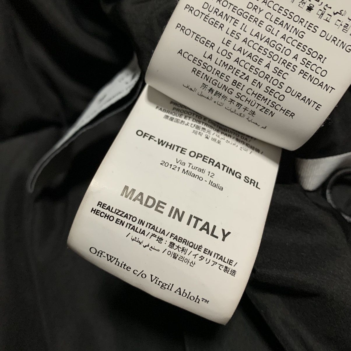 Off-White Off White Small Puffer Patch Logo Black Jacket Virgil Abloh Size US S / EU 44-46 / 1 - 14 Thumbnail