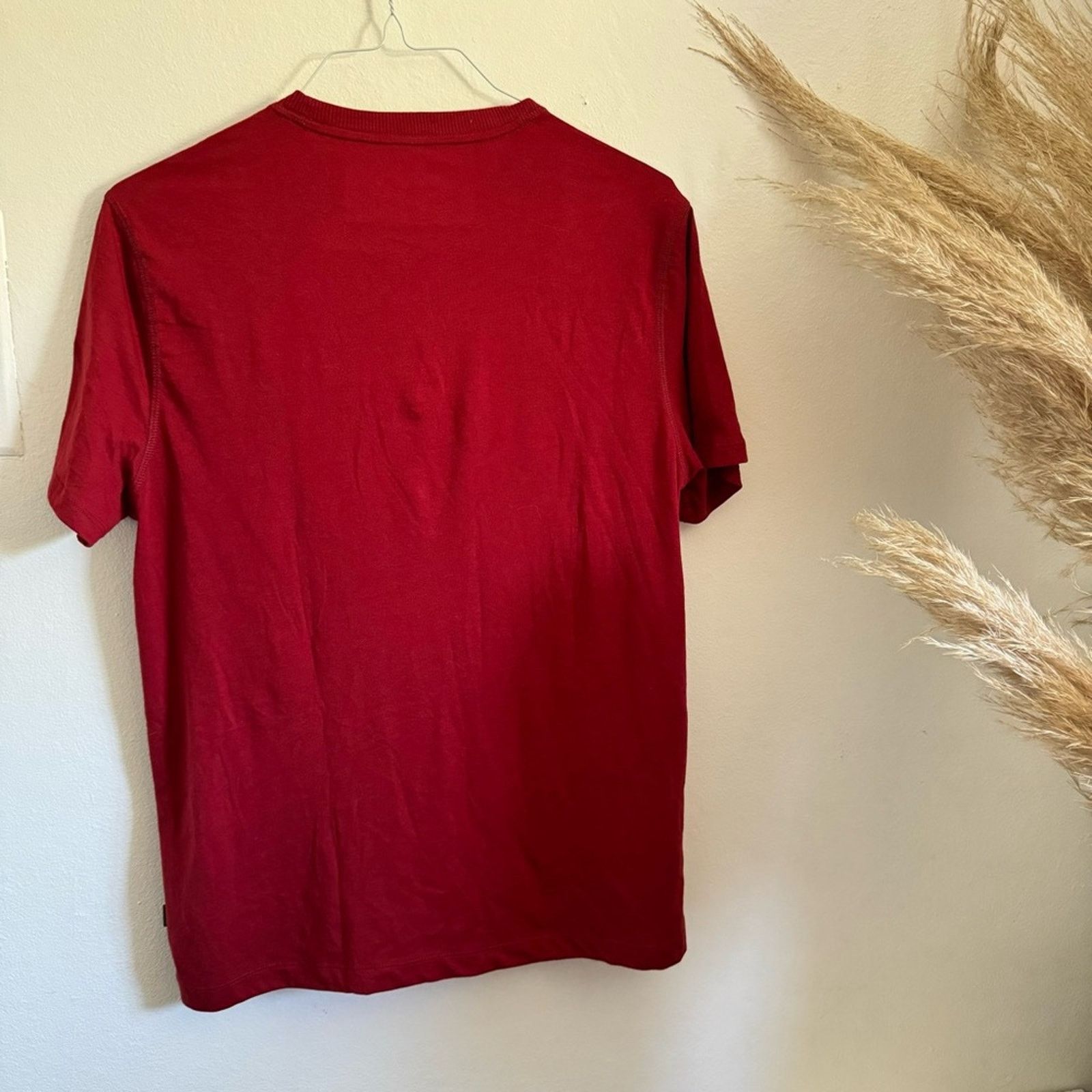 Eddie Bauer EDDIE BAUER Dark Red Slim Short Sleeve Crew Tee Shirt Top Size US M / EU 48-50 / 2 - 5 Thumbnail