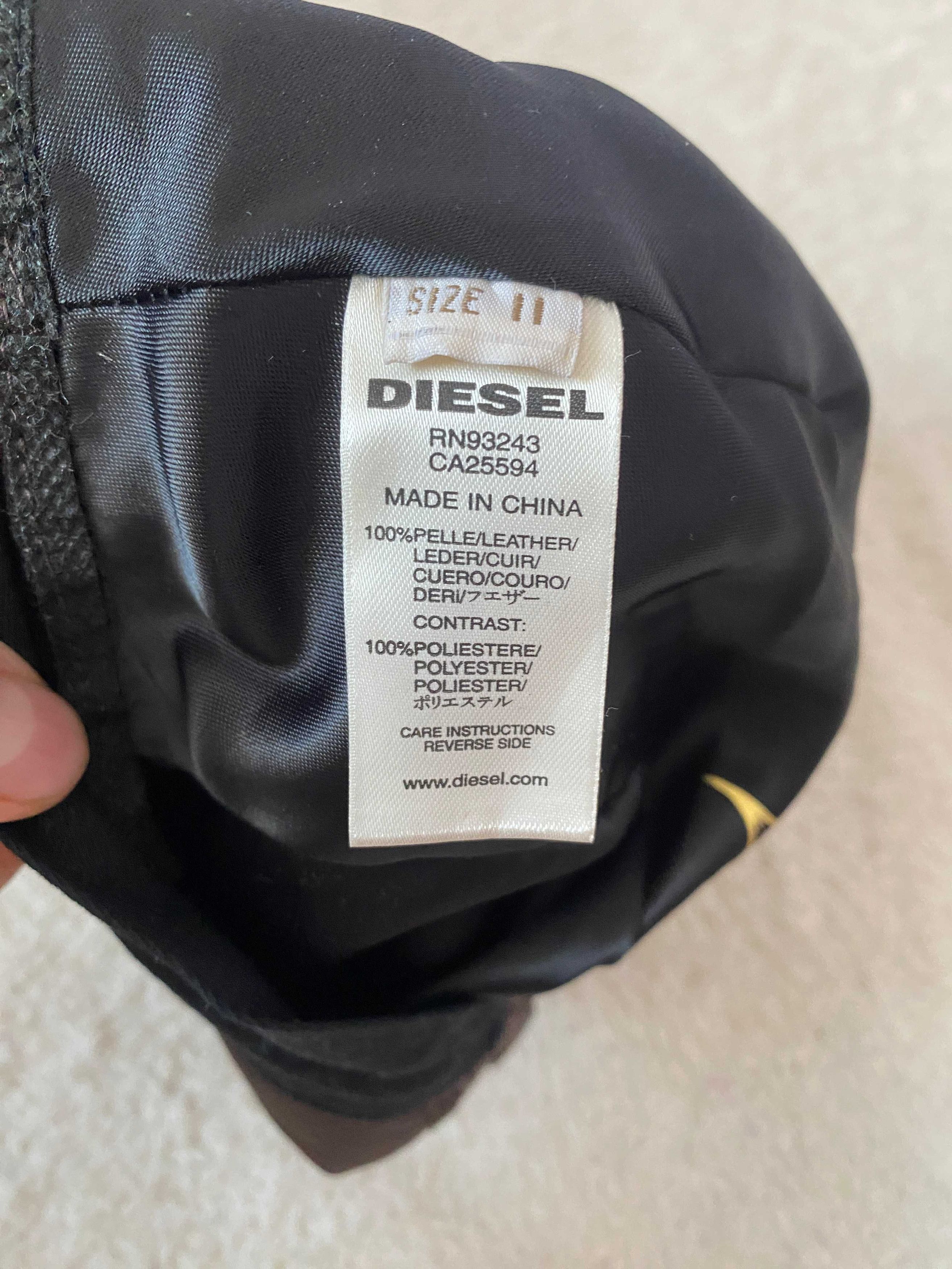 Diesel Diesel Leather Hat Size ONE SIZE - 5 Thumbnail