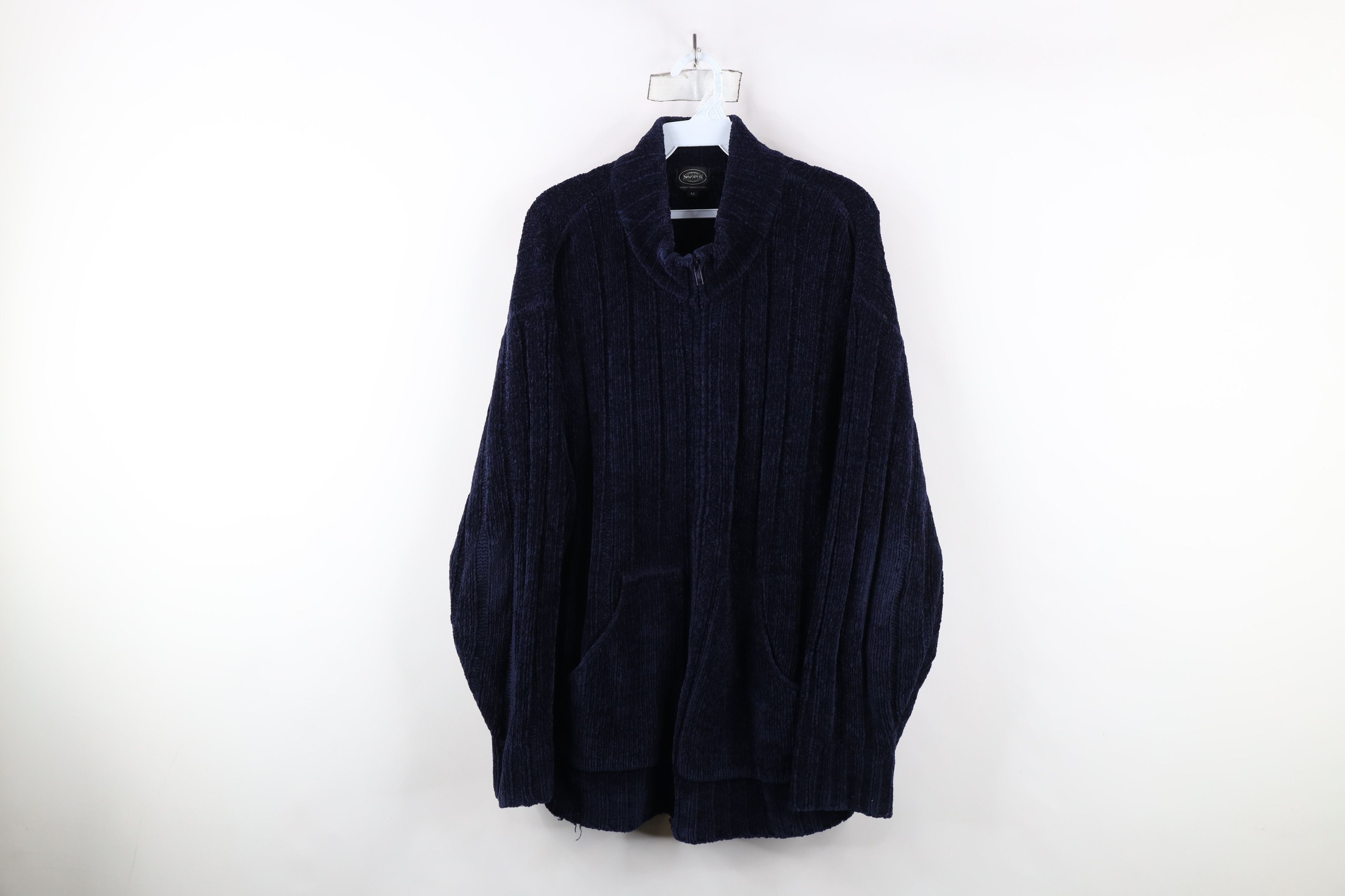 Vintage】90s Full-zip black Knit 【公式通販】