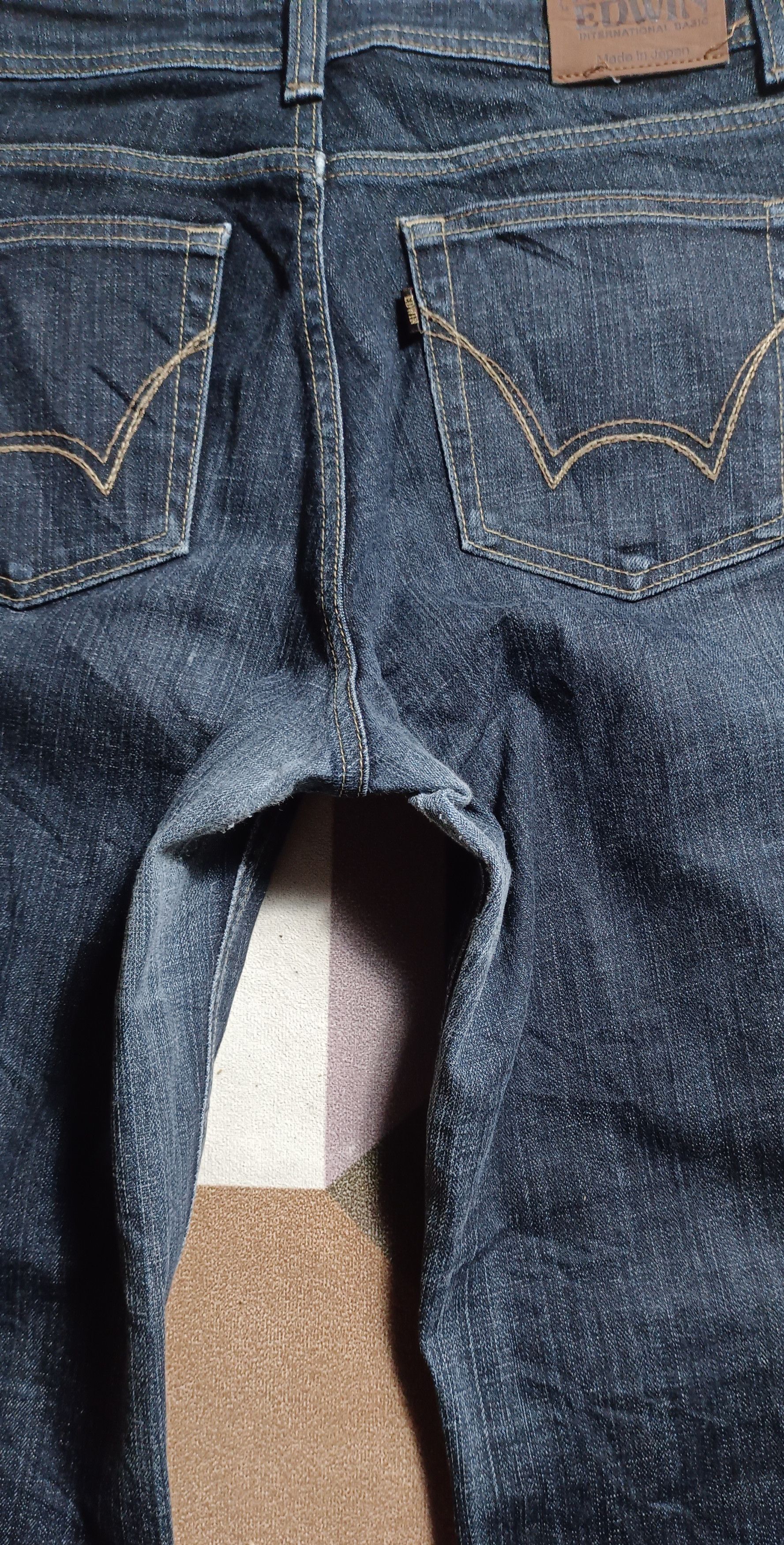 Edwin × Japanese Brand × Jean Flare💥 Miss Edwin International Basic Denim Jeans Size 32" / US 10 / IT 46 - 5 Thumbnail