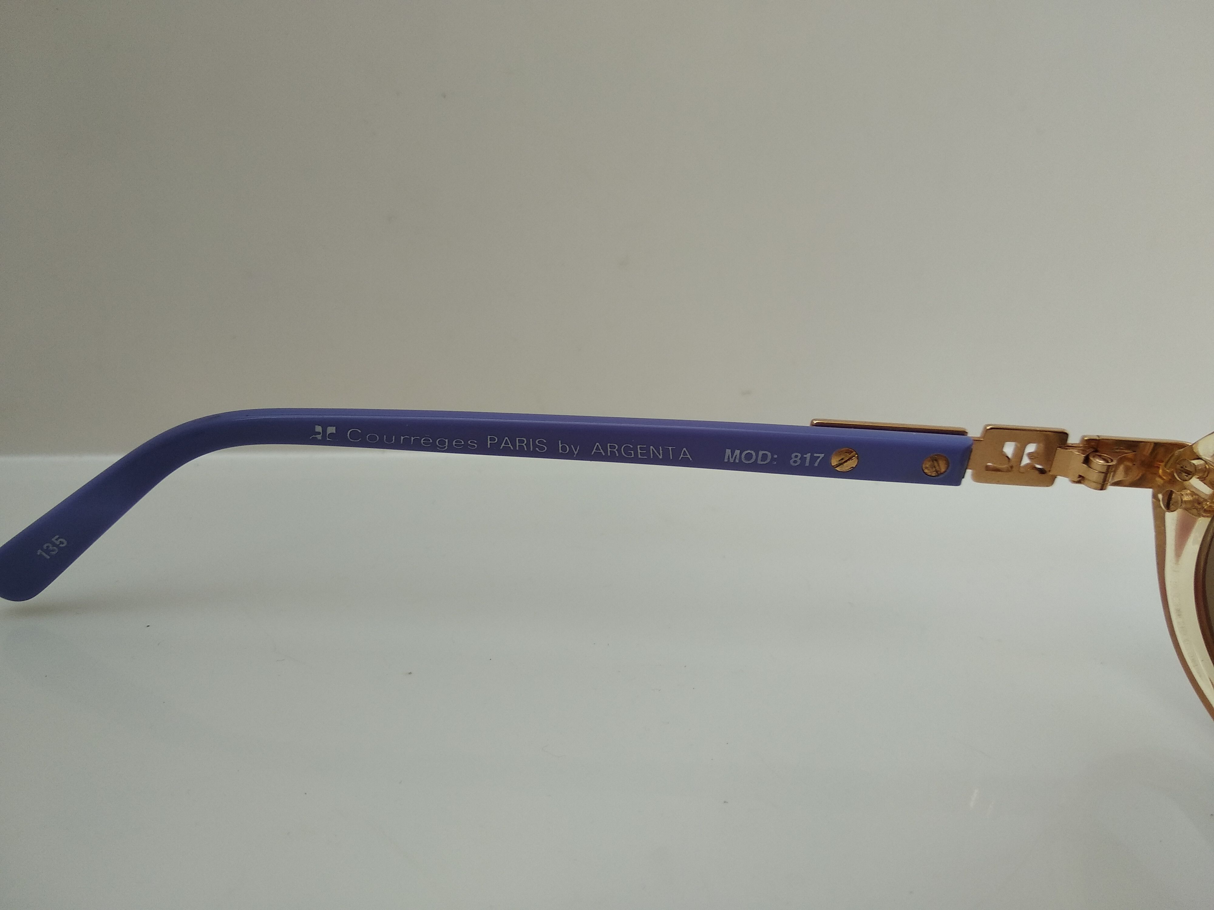 Courreges Vintage 70s Courreges by Argenta 817 Woman Sunglasses France Size ONE SIZE - 4 Thumbnail
