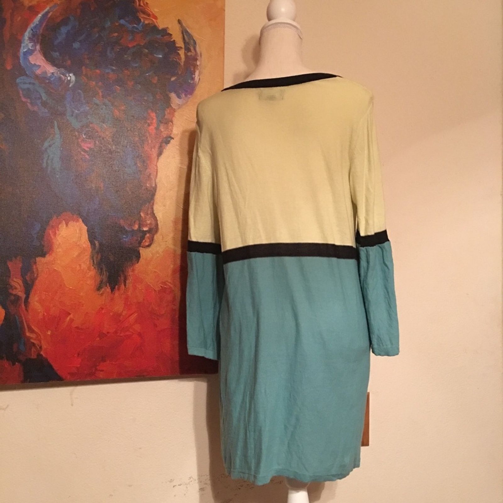 Sonoma Sonoma Lifestyle color block Tunic Top dress L Size L / US 10 / IT 46 - 2 Thumbnail