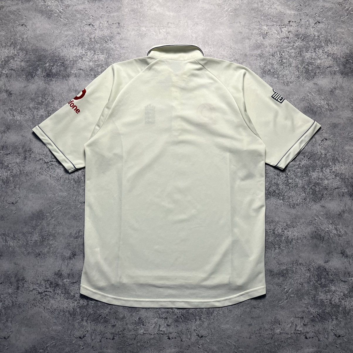 Other Vintage Admiral England Cricket Polo Jersey Vodafone Y2K Size US L / EU 52-54 / 3 - 18 Thumbnail