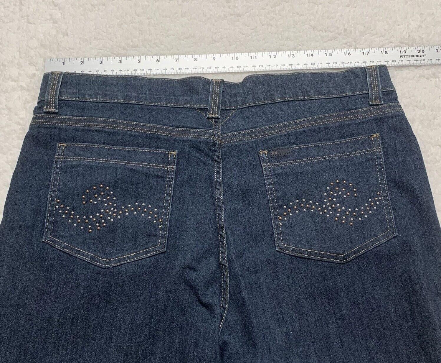 Lee LEE Jeans Women's Sz 18 Short Classic Fit Dark Blue Size 40" / US 18 - 3 Thumbnail