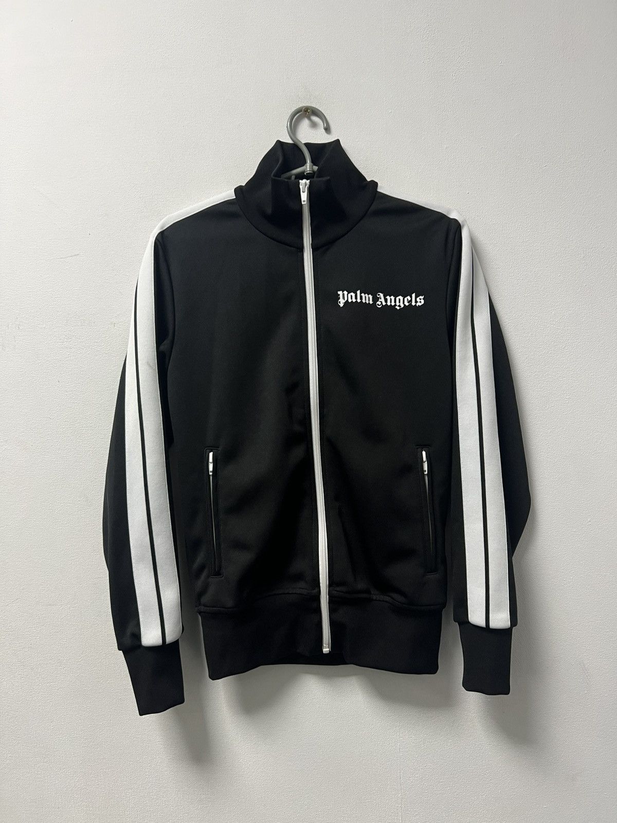 Palm Angels Palm Angels Track Jacket Black Drill Y2K XXS XS Mens Size US XS / EU 42 / 0 - 1 Thumbnail