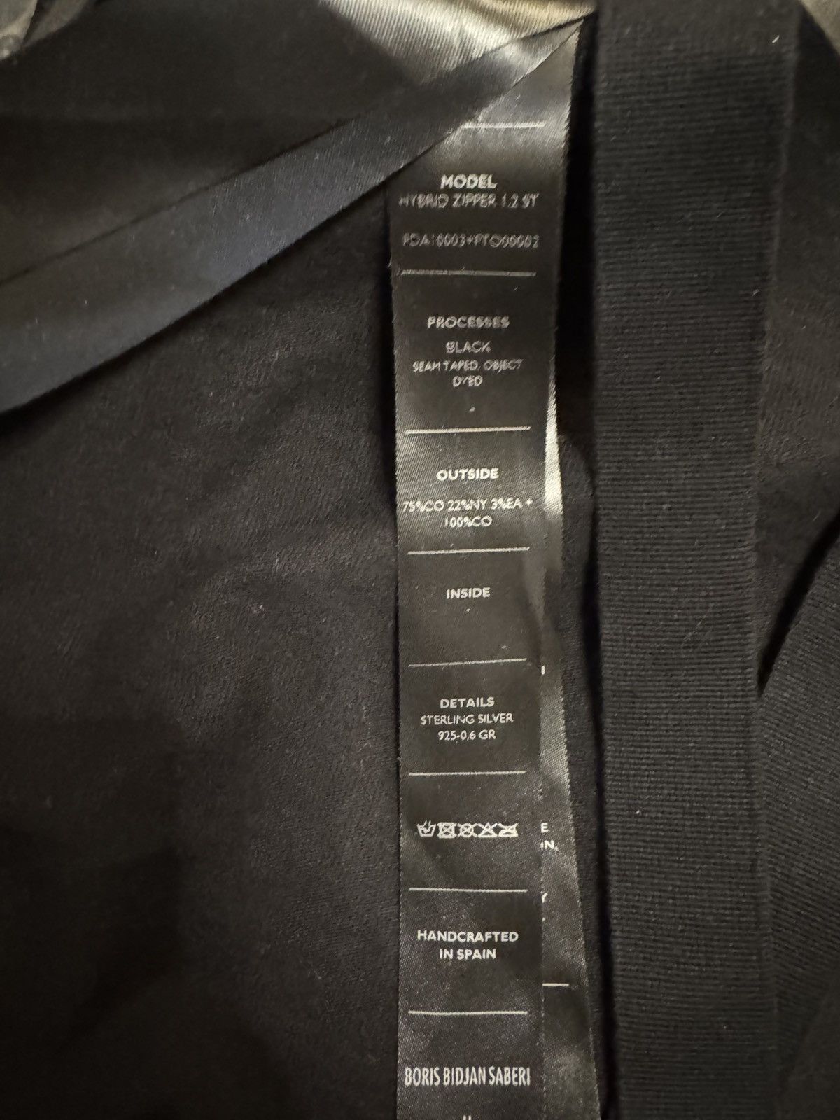 Boris Bidjan Saberi Mainline Hybrid Zipper 1.2ST Reversible Size US M / EU 48-50 / 2 - 13 Thumbnail
