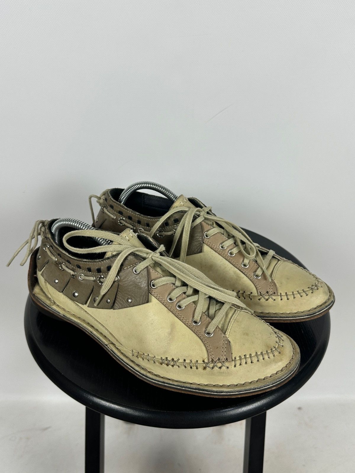 Marithe + Francois Girbaud Vintage Marithé + François Girbaud Leather Moccasin Shoes Size US 7 / EU 40 - 6 Thumbnail