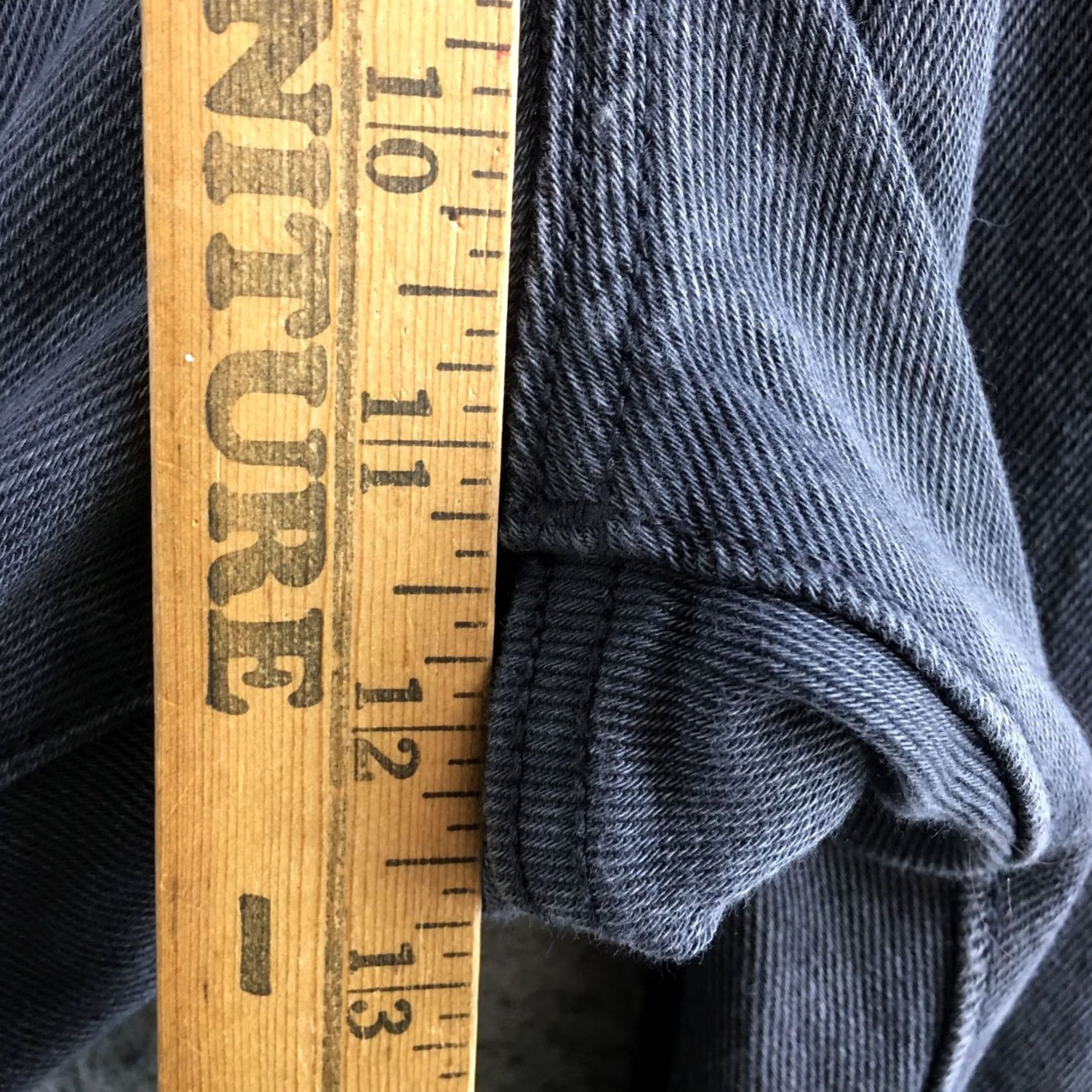 Banana Republic Banana Republic Jeans Mens 36x30 Gray Cotton Blend Straight Premium Performance 5-Pocket Denim 36 Regular Mens Size US 36 / EU 52 - 7 Thumbnail