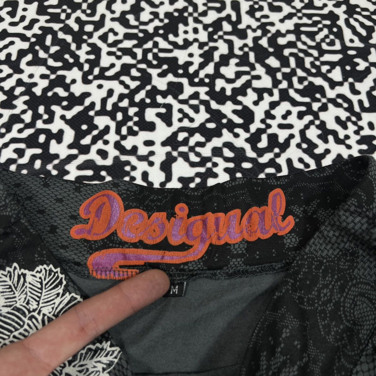 Desigual Vintage Y2K Desigual Floral Japanese Style Retro Midi Skirt Size 28" / US 6 / IT 42 - 15 Thumbnail