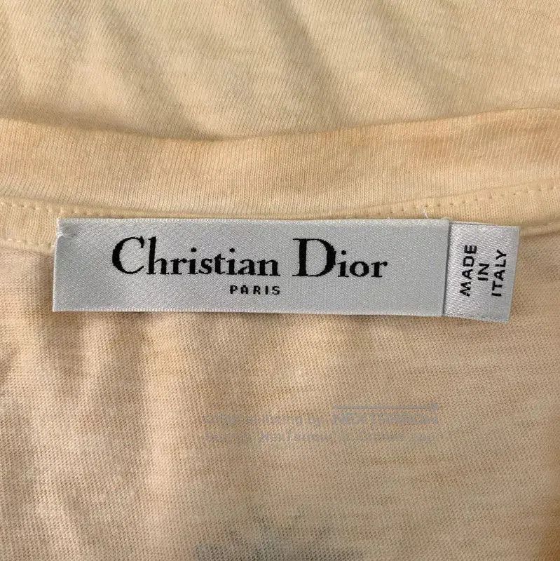 Dior Dior Yellow Cotton Women's T. Size S / US 4 / IT 40 - 6 Thumbnail