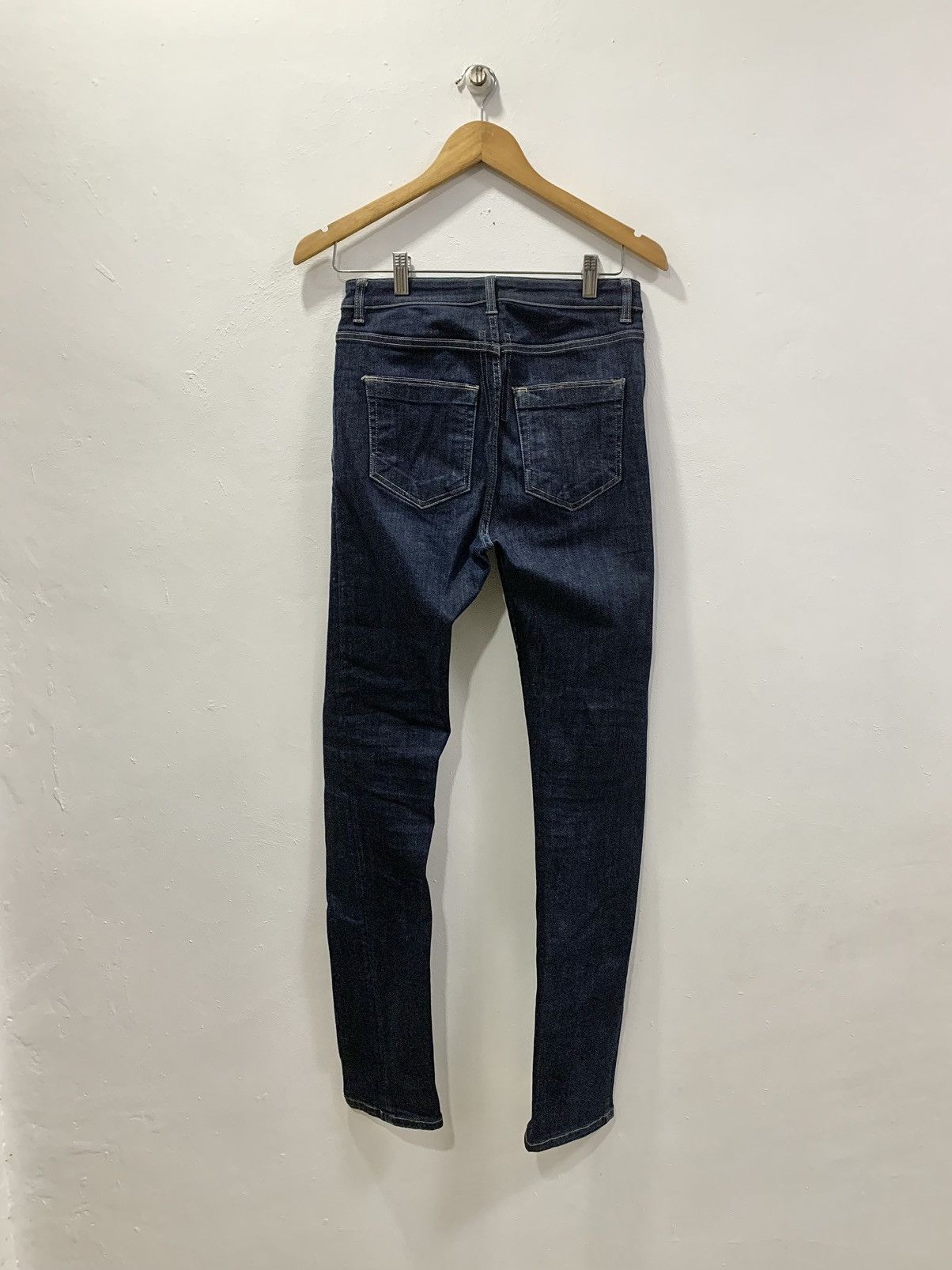 Rick Owens Drkshdw RICK OWENS DRKSHDW TORRENCE UNWASHED BLUE SKINNY/SLIM DENIM Size US 30 / EU 46 - 9 Thumbnail