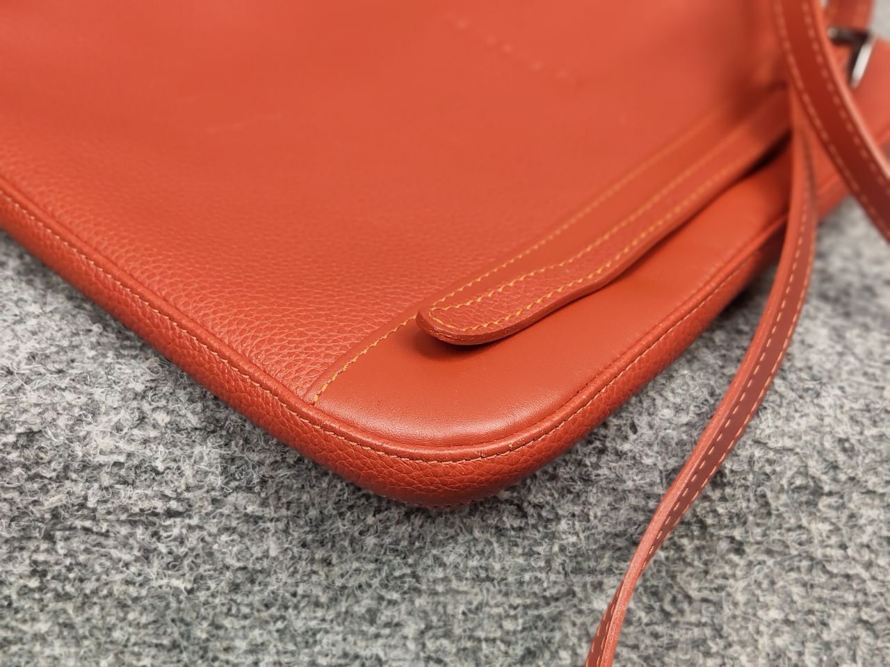 Longchamp longchamp Design orange leather shoulder messenger Handbag Size ONE SIZE - 10 Thumbnail
