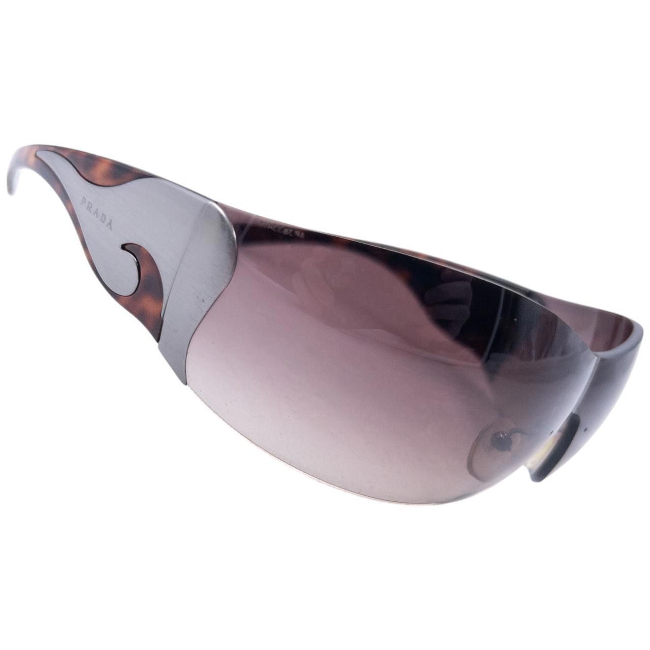 Prada Vintage Prada Swirl Tortoise Shell Sunglasses Size ONE SIZE - 4 Thumbnail