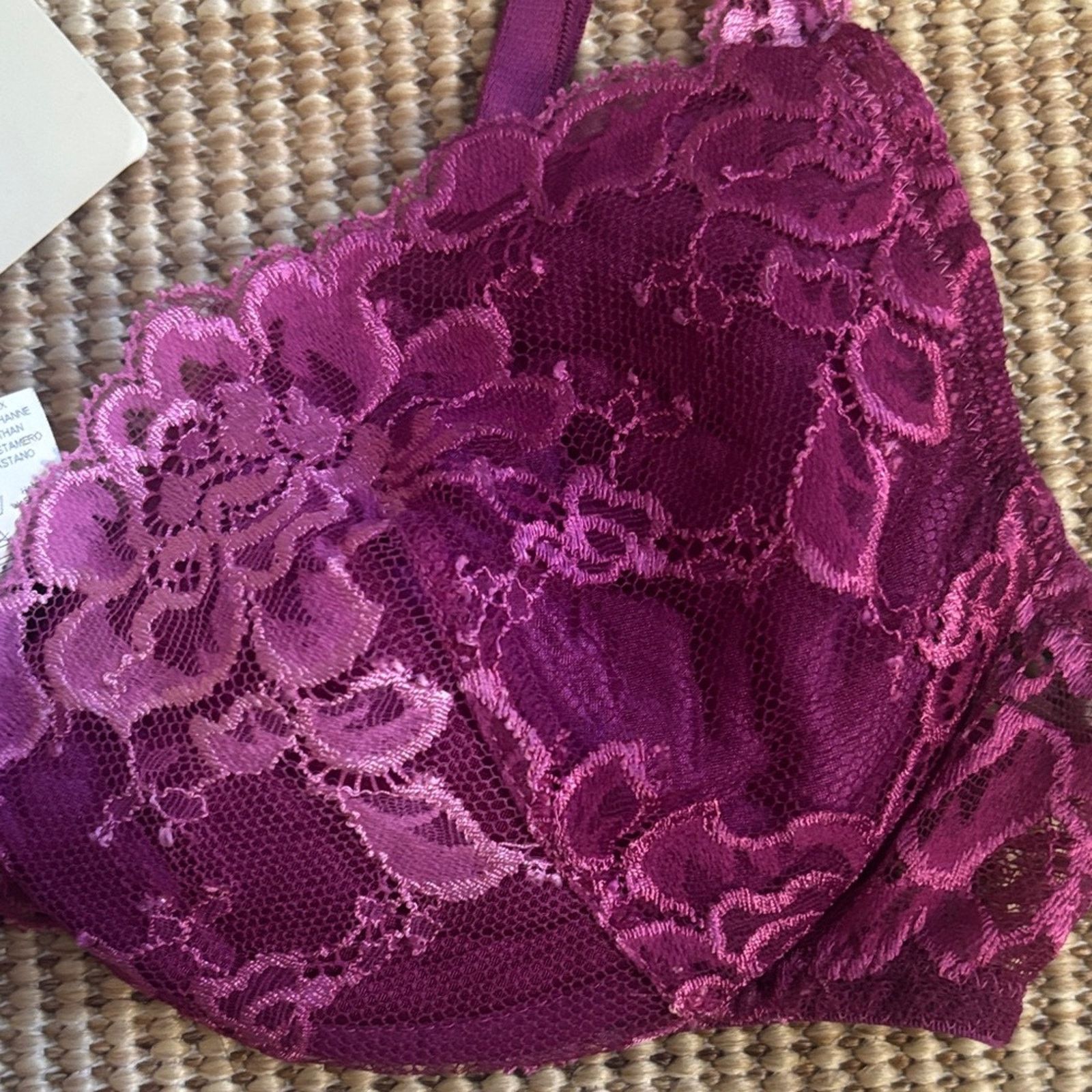 La Perla NWT La Perla Magenta Lace Bra size 36B Size ONE SIZE - 3 Thumbnail