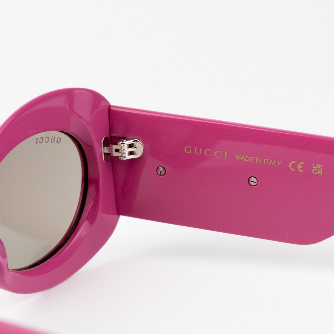 Gucci NEW Gucci GG1696S 004 Women Oval Sunglasses GG 1696S Size ONE SIZE - 7 Thumbnail