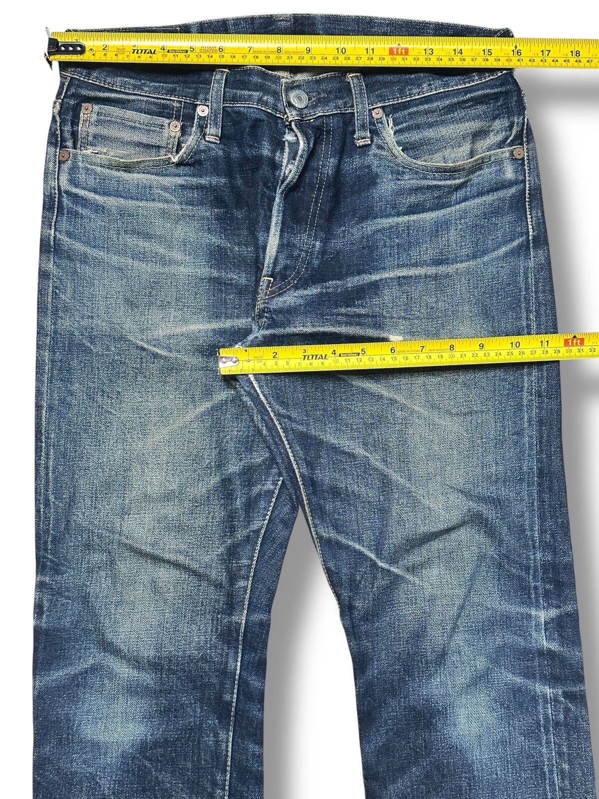 Denime Denime Vintage Selvedge Straight Loose With Faded Wash Size US 32 / EU 48 - 17 Thumbnail