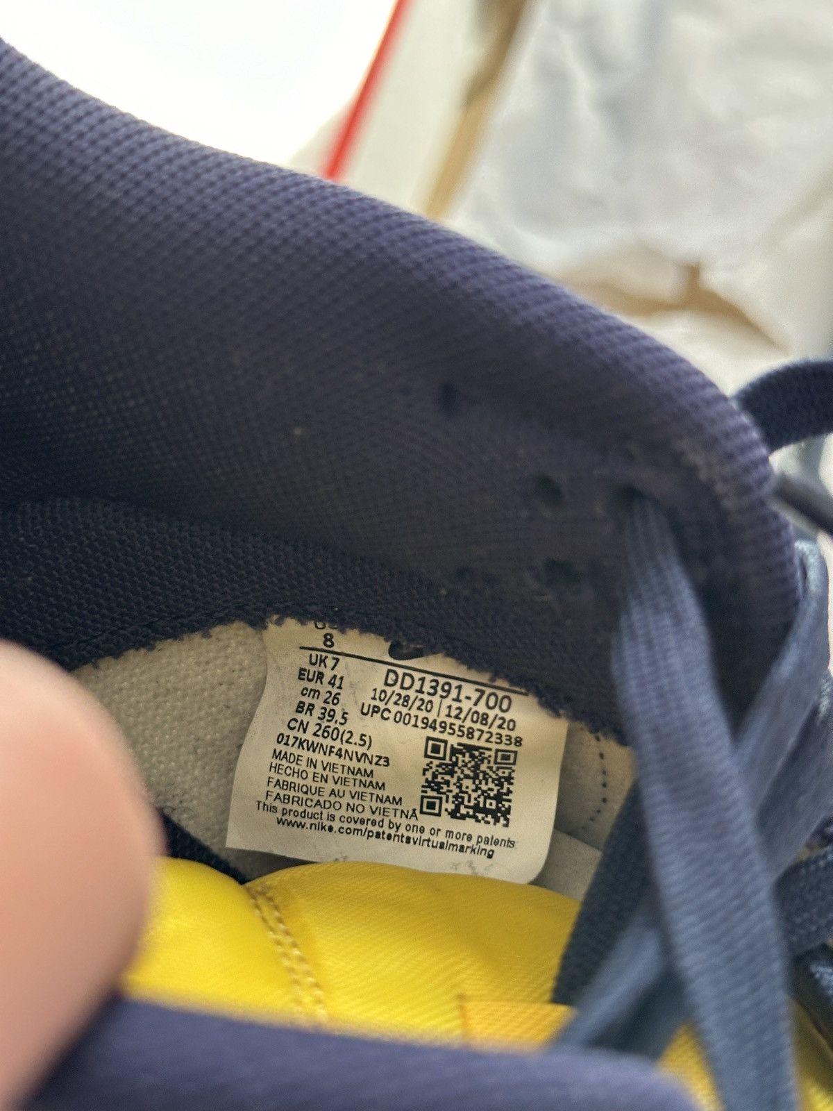 Nike Michigan (2021) Nike Dunk Low Size US 8 / EU 41 - 6 Thumbnail