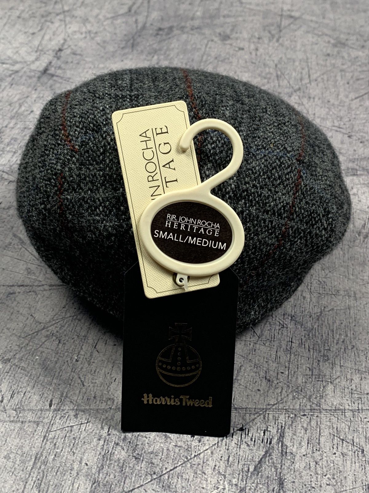 Harris Tweed × Vintage New Harris Tweed Wool Flat Hat Cap Size ONE SIZE - 9 Thumbnail