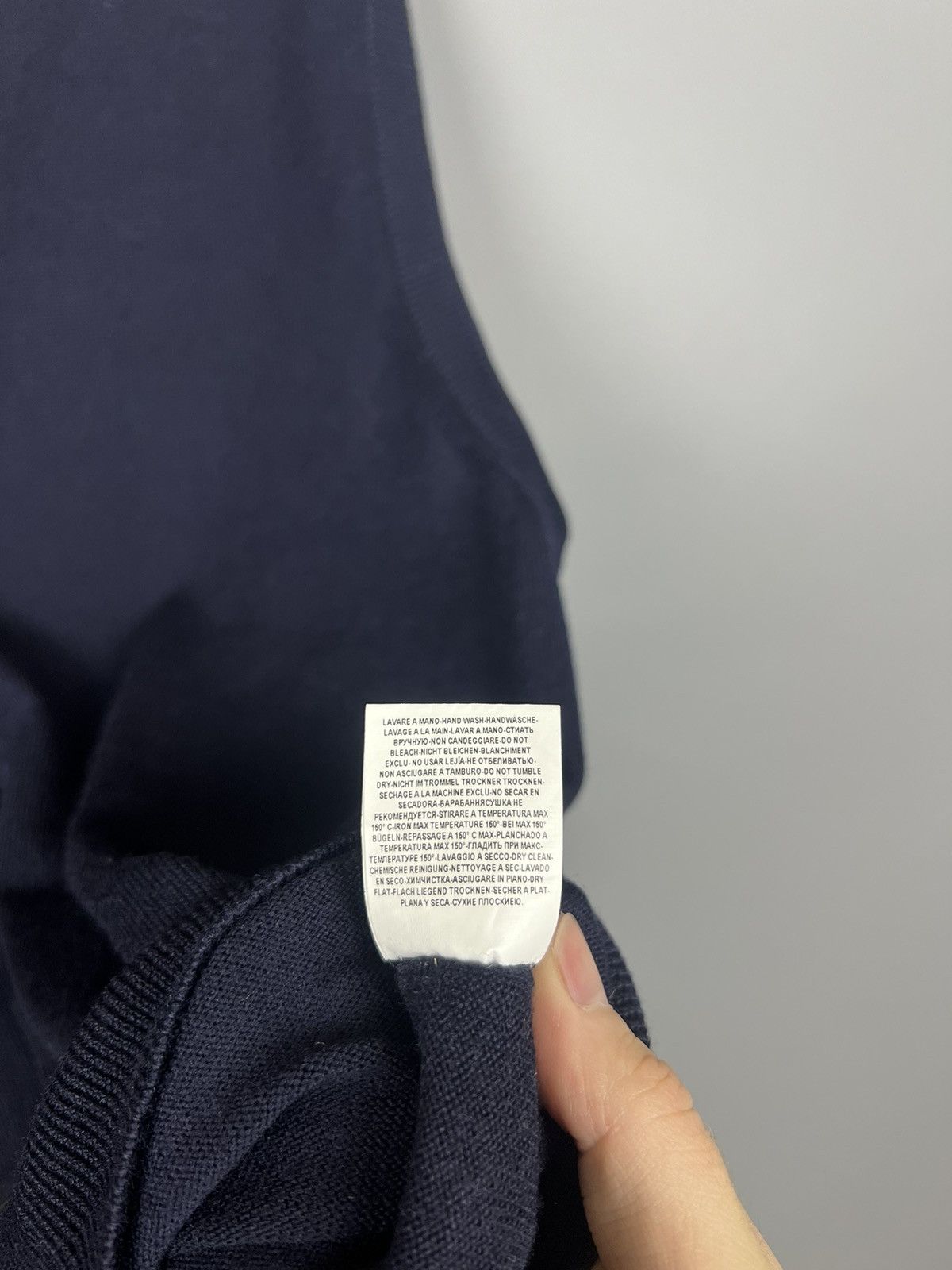 Boggi Boggi Milano Merino Virgin Wool Vest Waistcoat dark blue Size US M / EU 48-50 / 2 - 9 Thumbnail